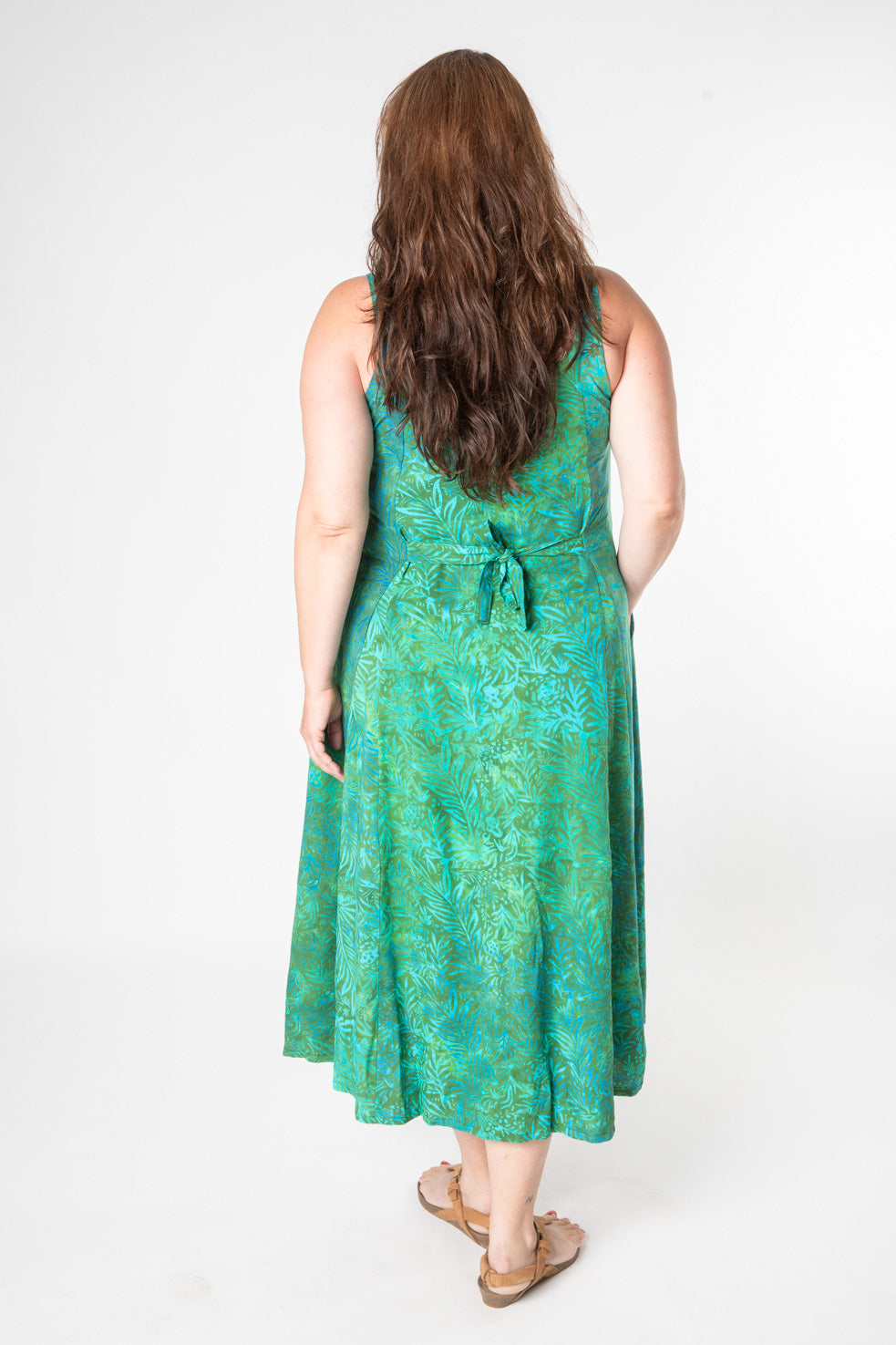 Ani Button Batik Maxi Dress