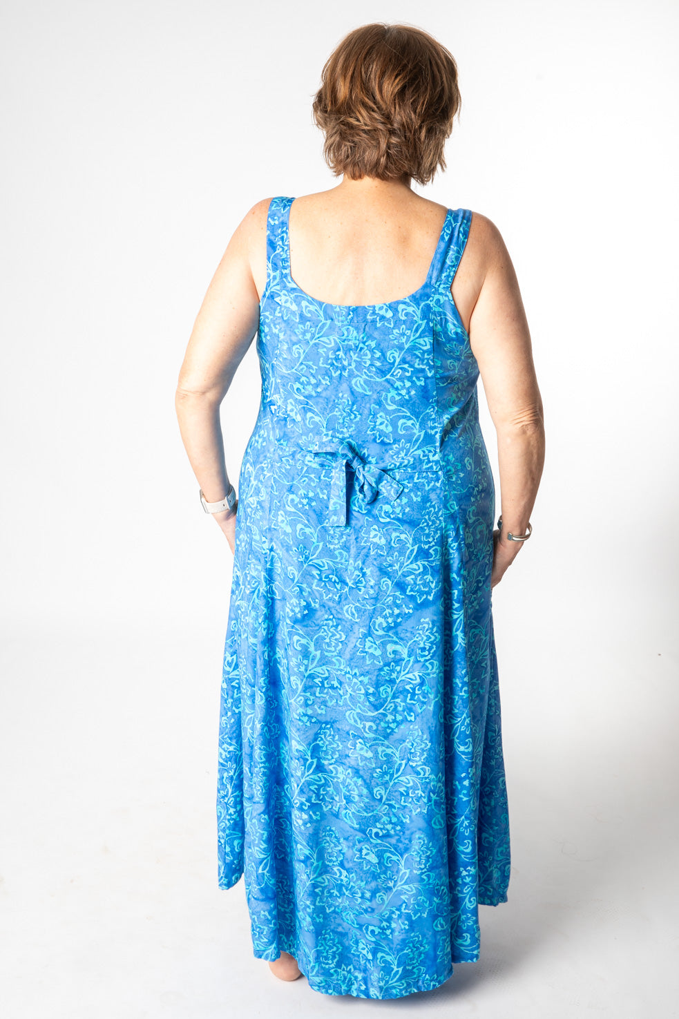Ani Button Batik Maxi Dress