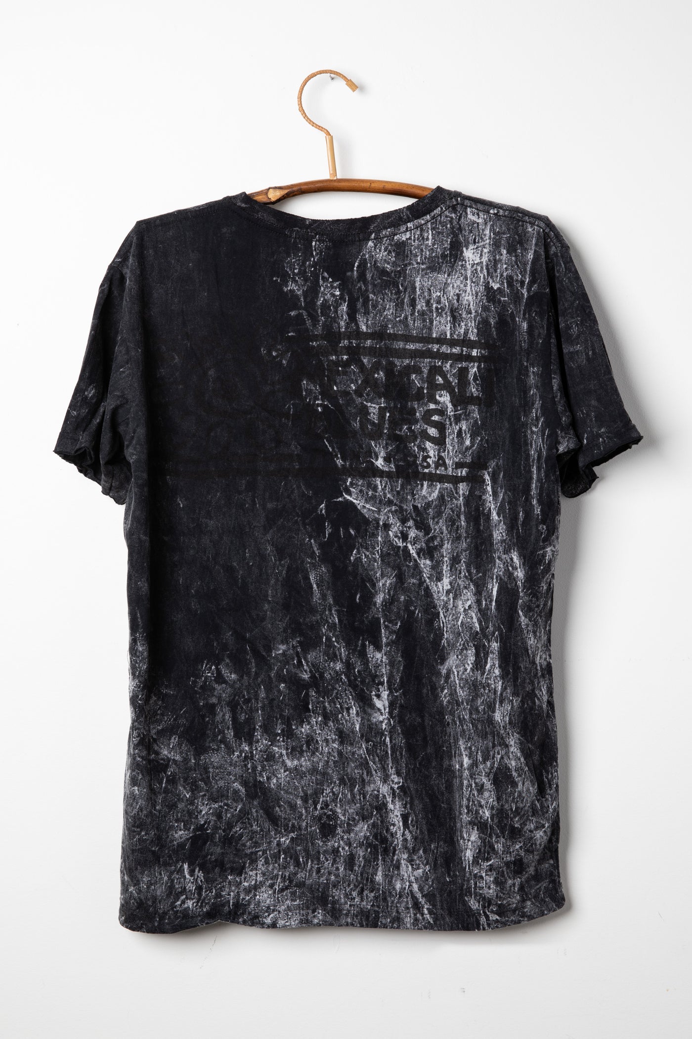 Black Cosmic Animal graphic screen printed t-shirt