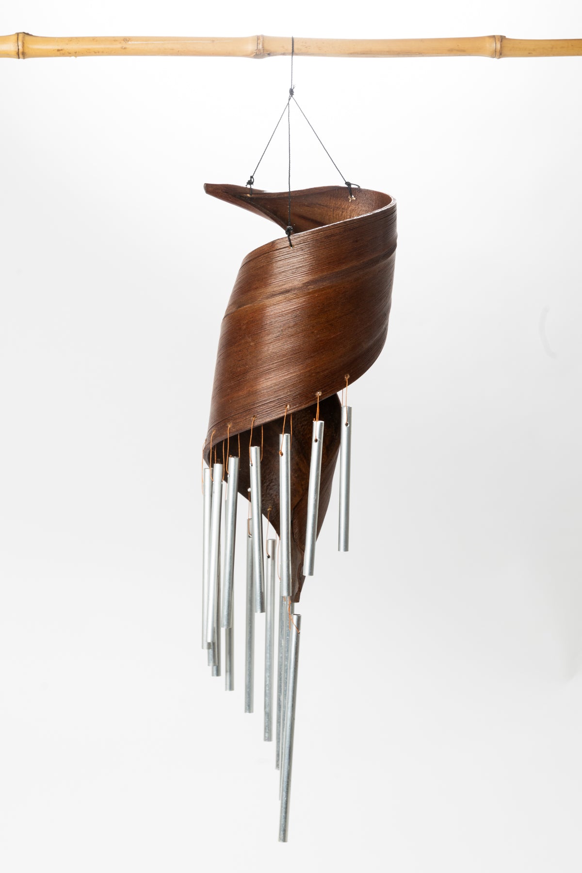 Dried Palm Leaf Wind Chimes