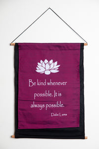 Positive Affirmation Flag in Purple
