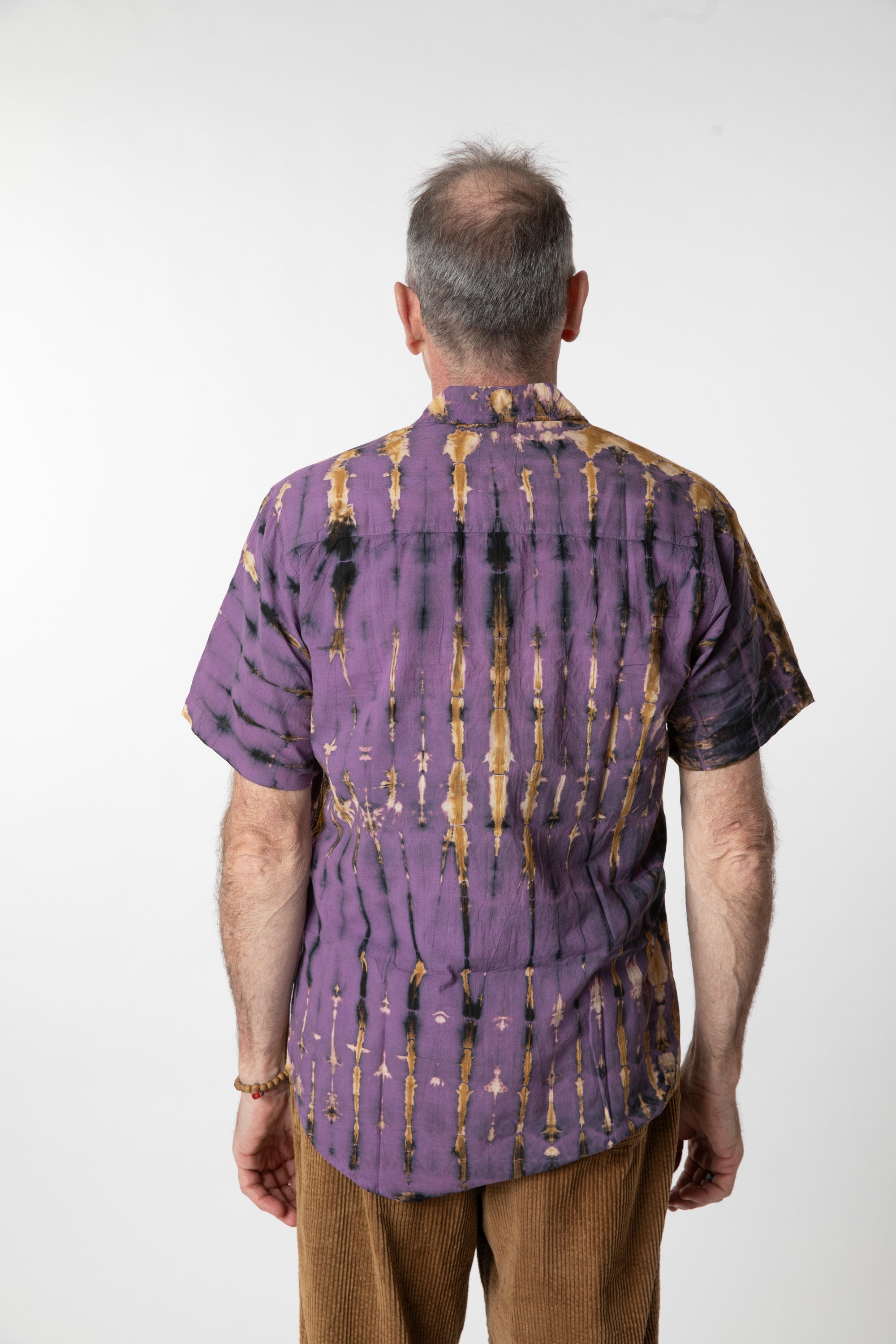 tie dye button down shirt