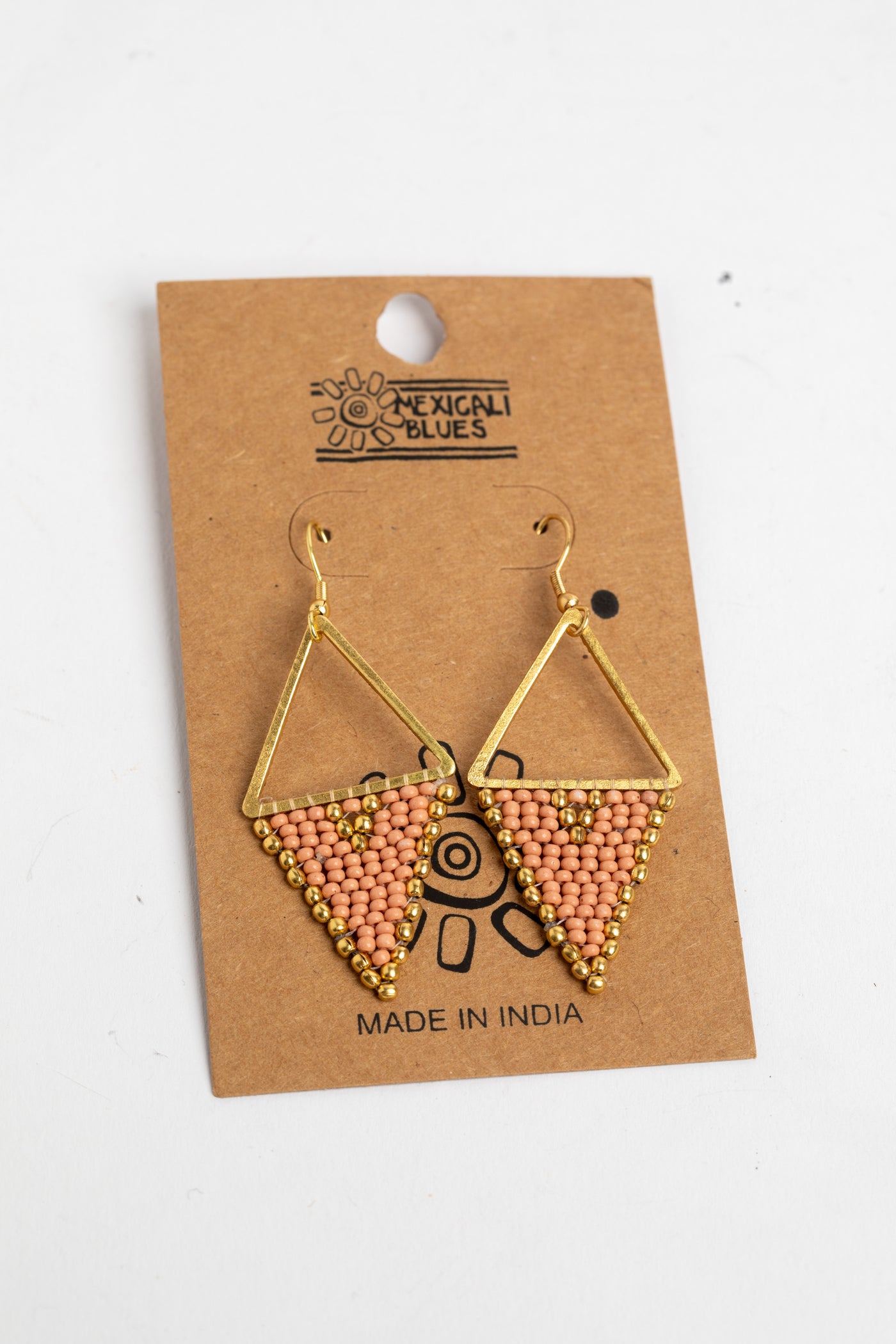 Aurora Beaded Earrings in Pink
