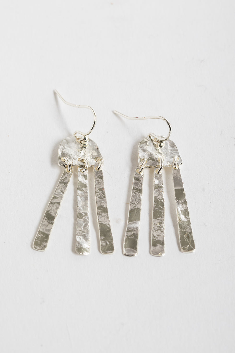 lightweight silver dangle earrings