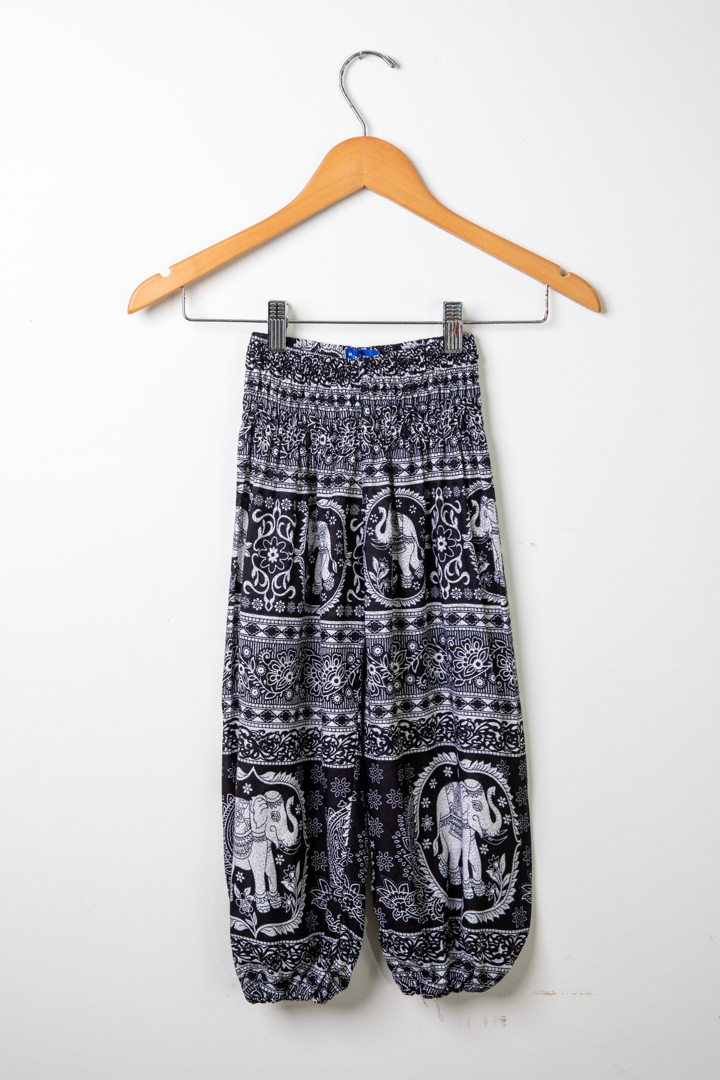 Kids harem pants in black