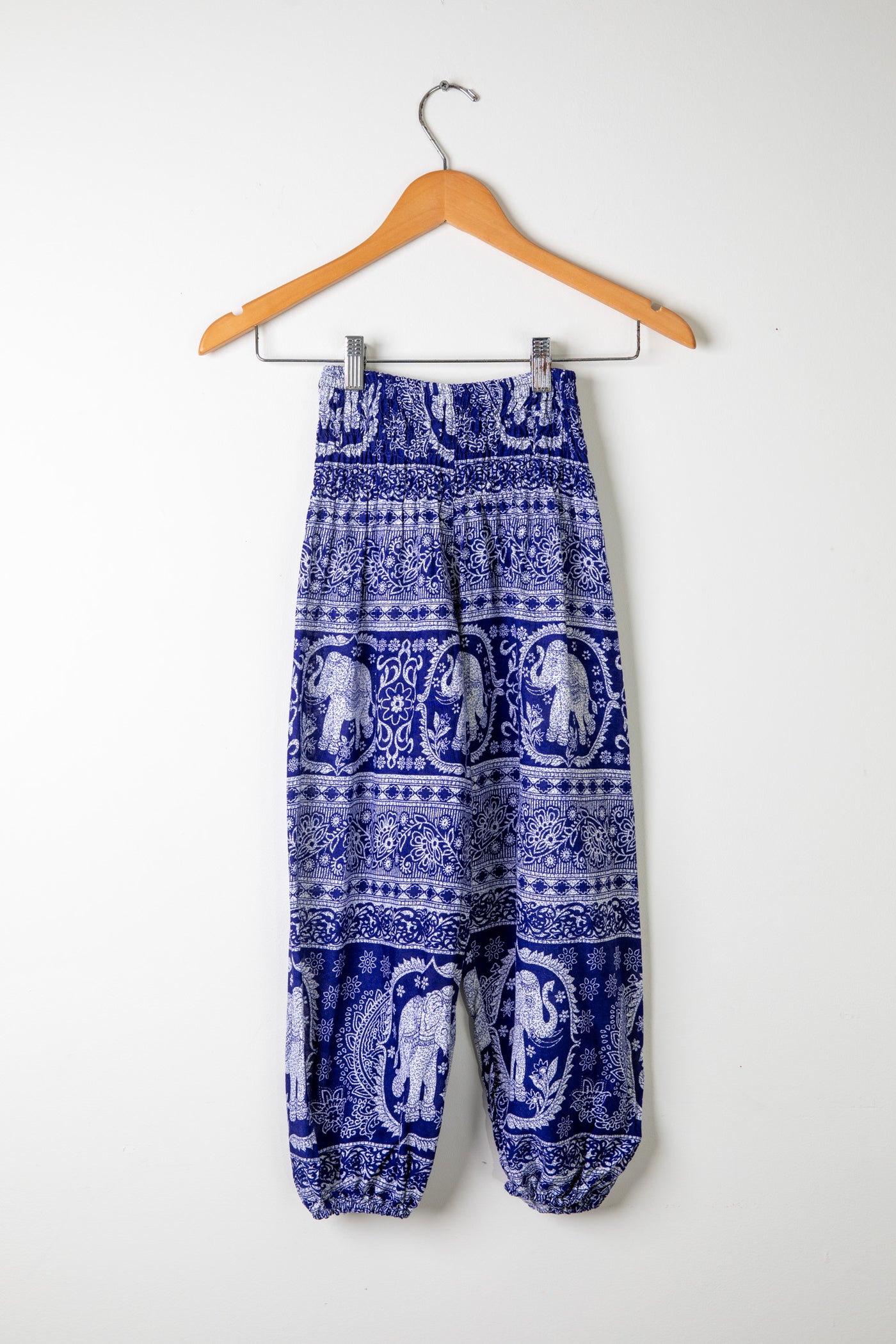 Kids harem pants in blue
