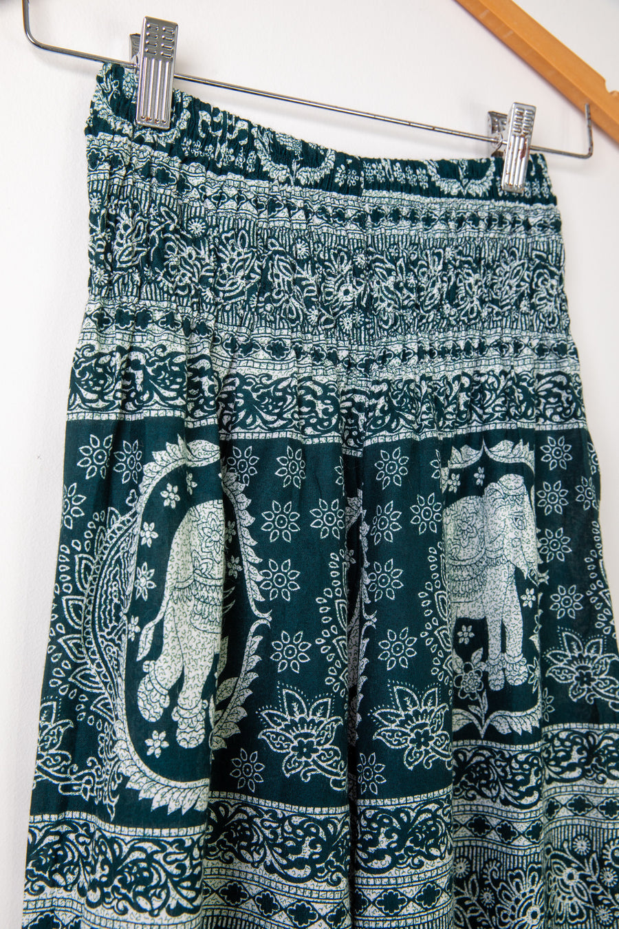 Kids harem pants in green