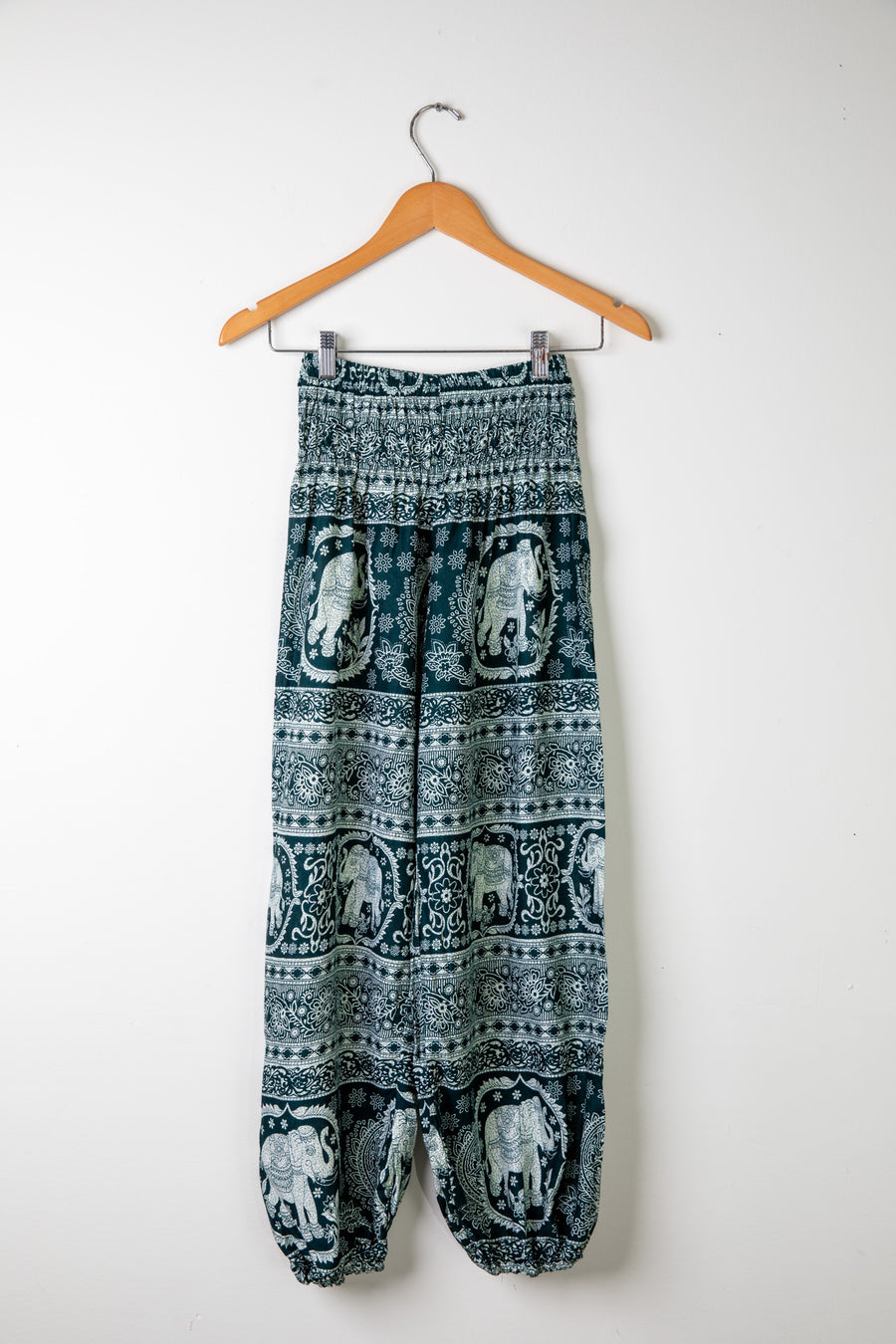 Kids harem pants in green
