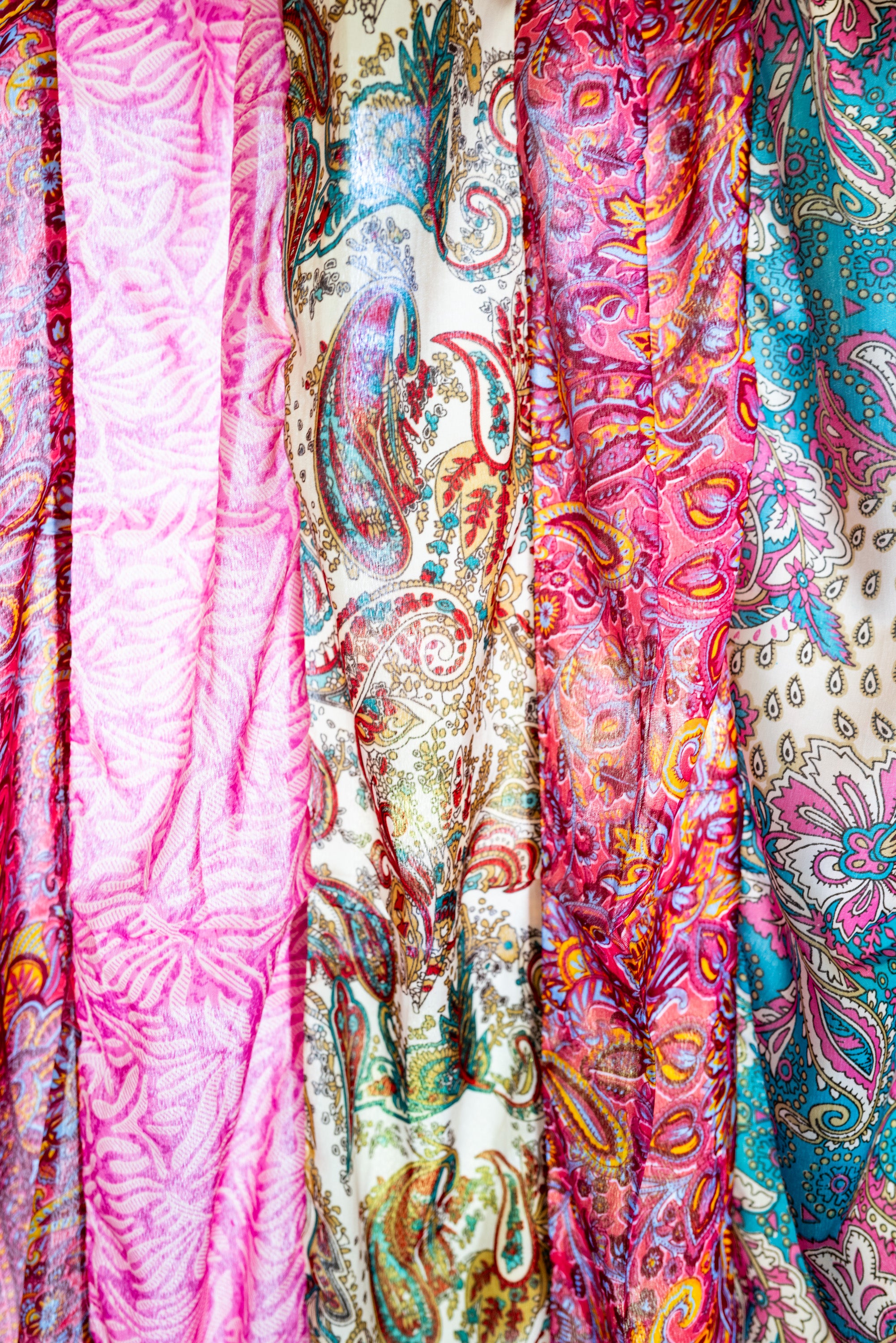 Mixed Floral Sari Silk Curtain | Boho Curtains · Mexicali Blues