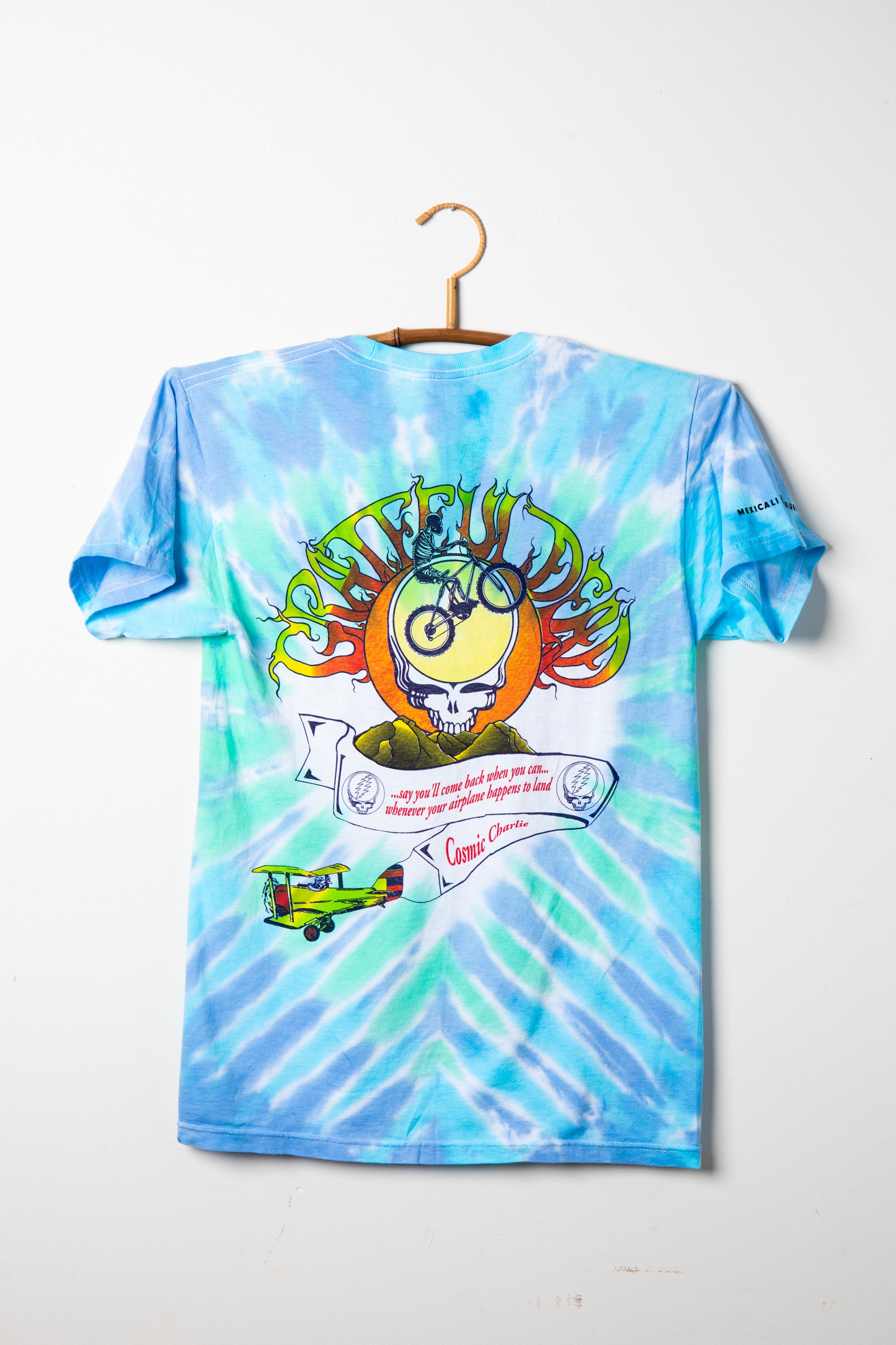 Grateful Biker Tie Dye T-Shirt | Grateful Dead Tie Dye T-Shirt