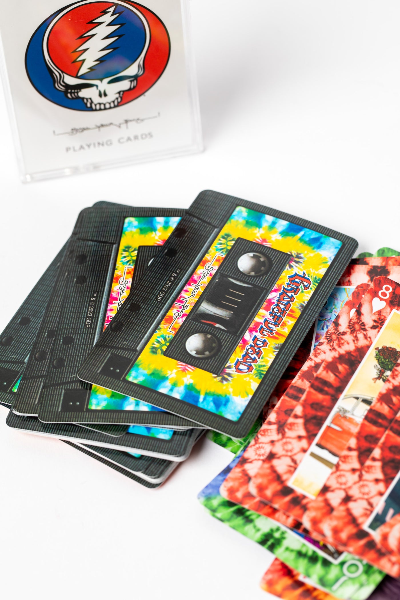 Grateful Dead cassette playing cards