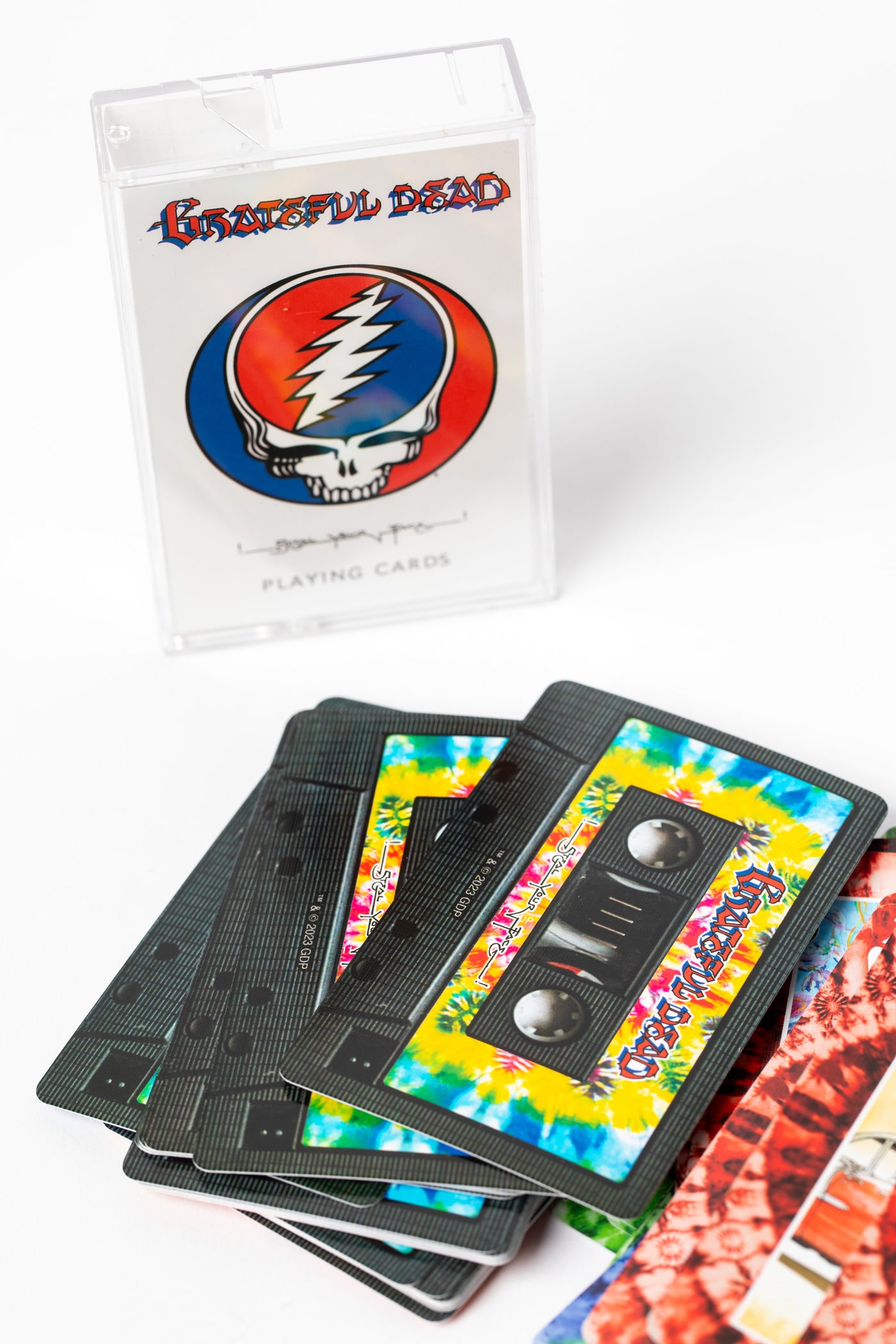 Grateful Dead cassette playing cards