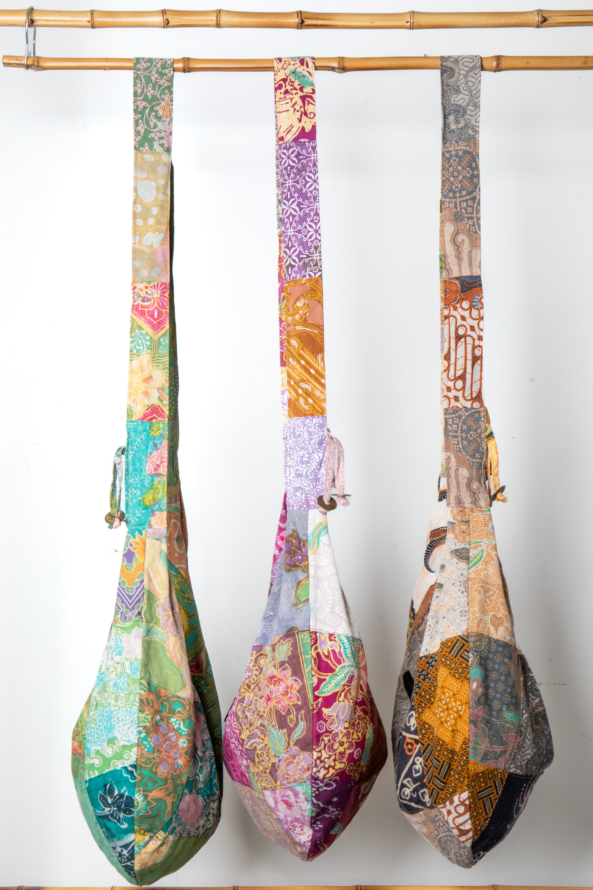 Java Patch Moon Bag | Recycled Patchwork Bag · Mexicali Blues