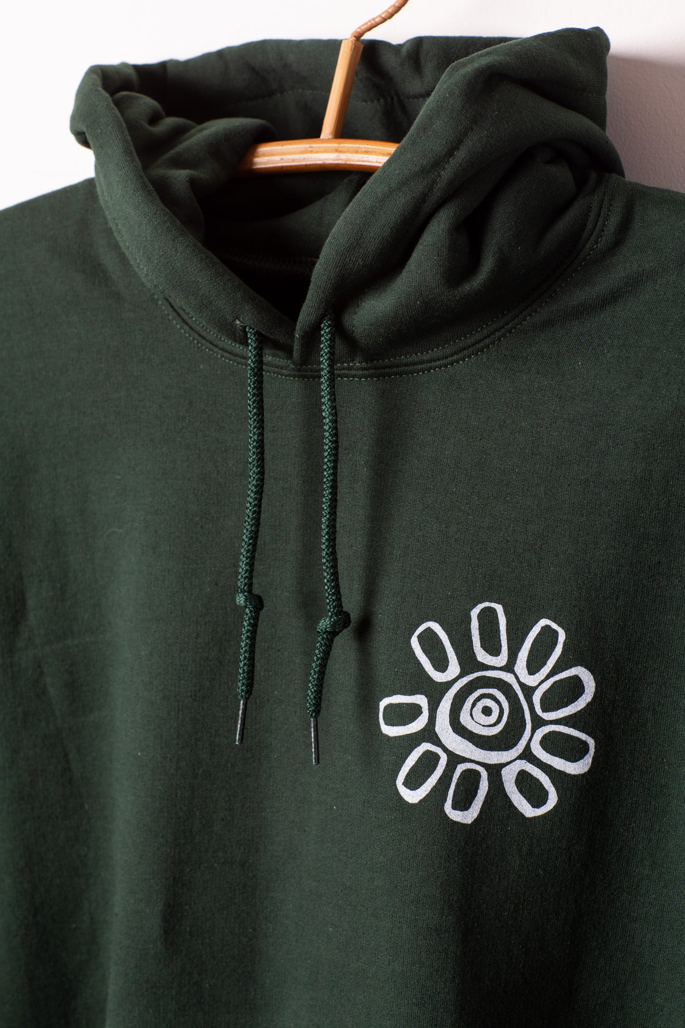 Forest Green Mexicali Flower Hoodie