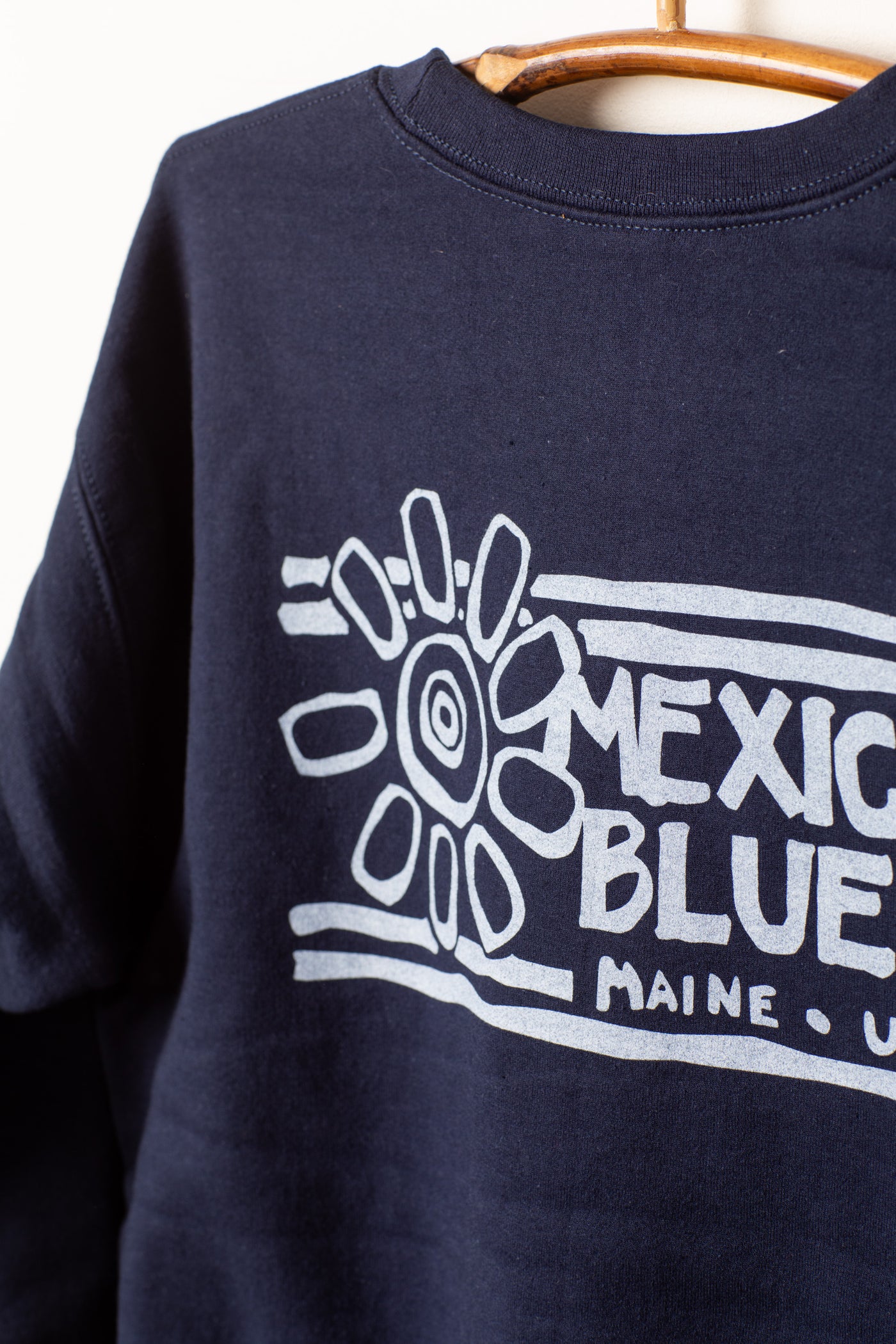 Navy Crewneck Mexicali Branded Sweatshirt