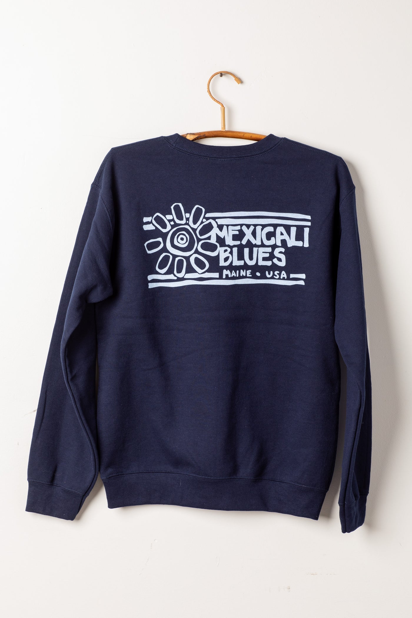 Navy Crewneck Mexicali Branded Sweatshirt