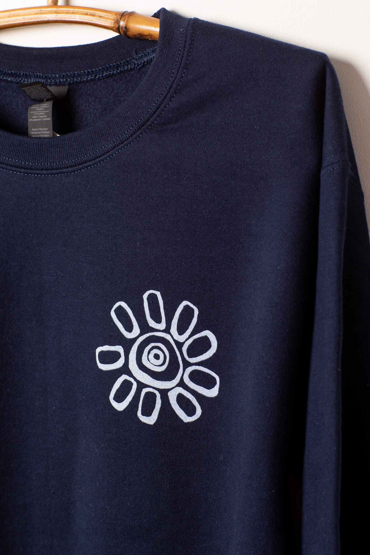 Navy Crewneck Mexicali Branded Sweatshirt