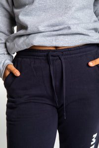 Sophie is wearing the S Mexicali Blues Navy Joggers