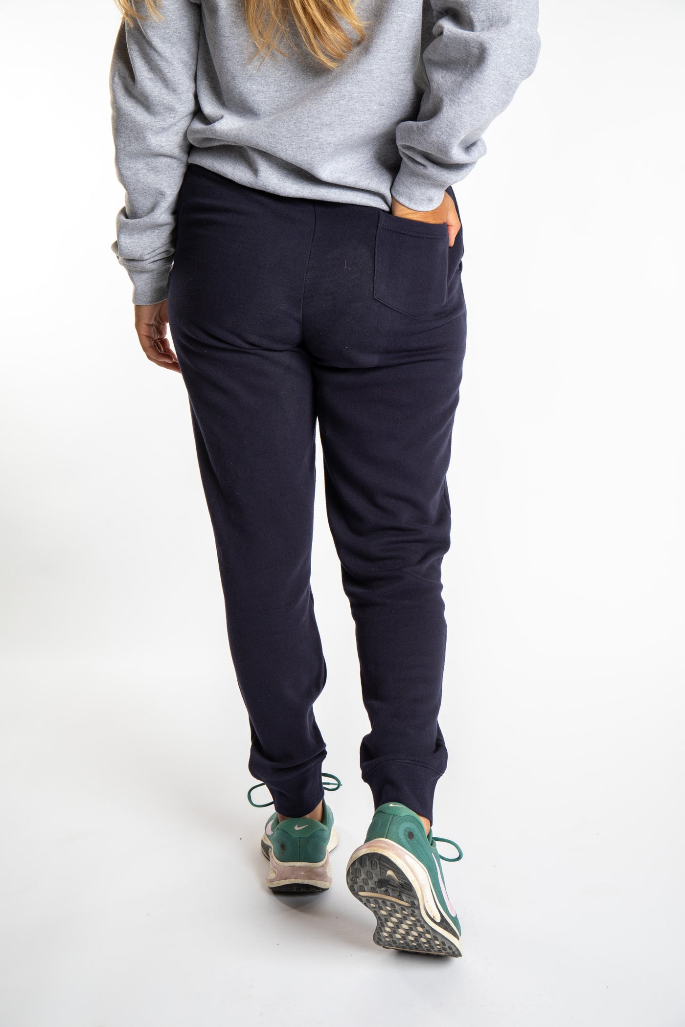 Sophie is wearing the S Mexicali Blues Navy Joggers