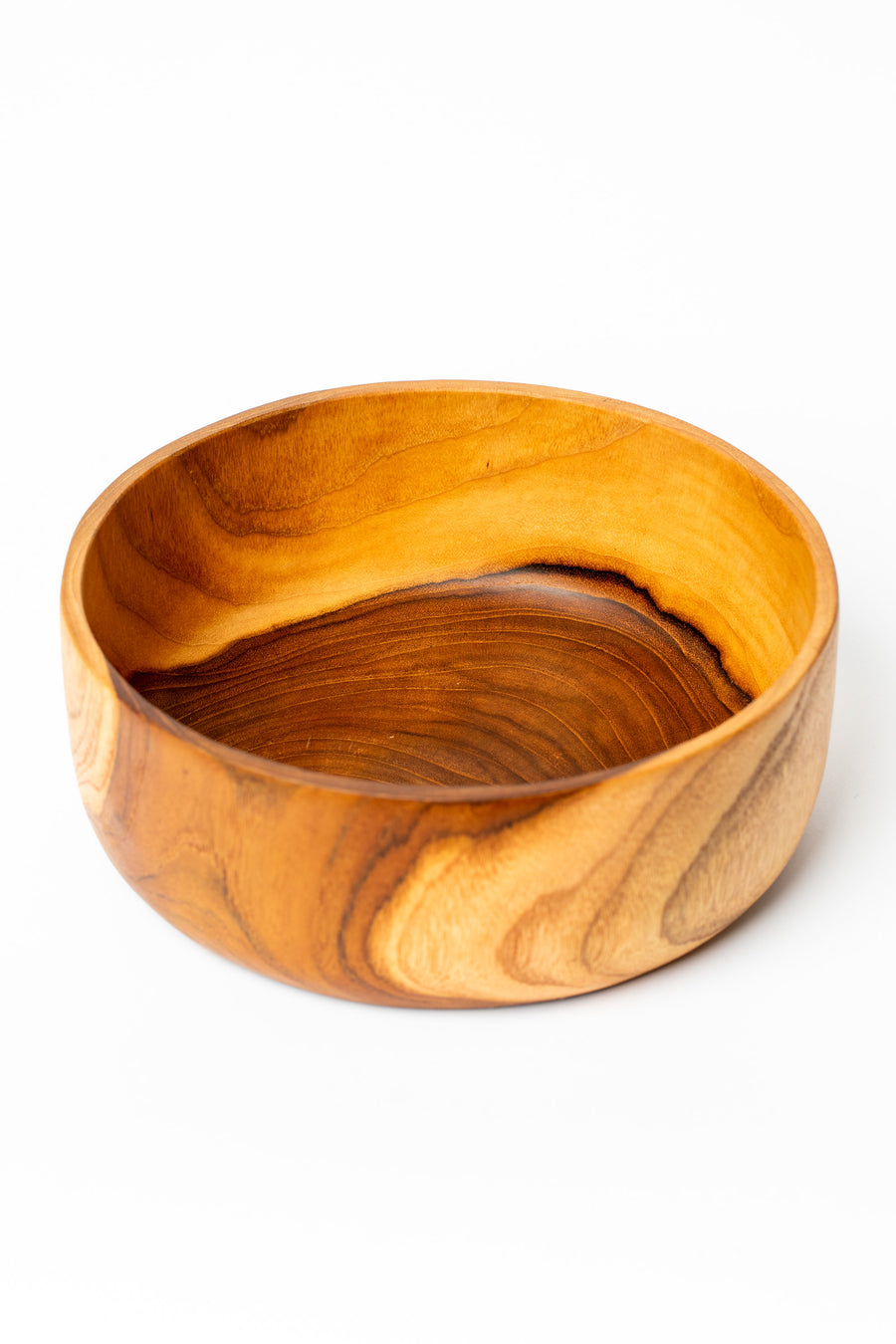 Surya Teak Wood Salad Bowl