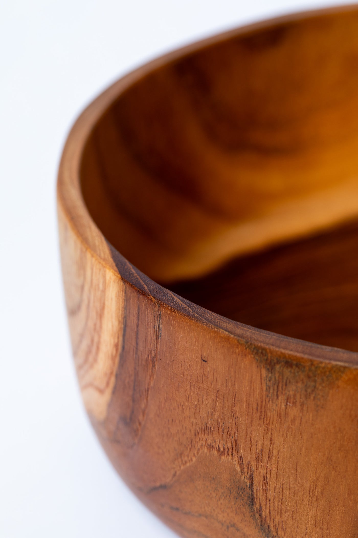 Surya Teak Wood Salad Bowl