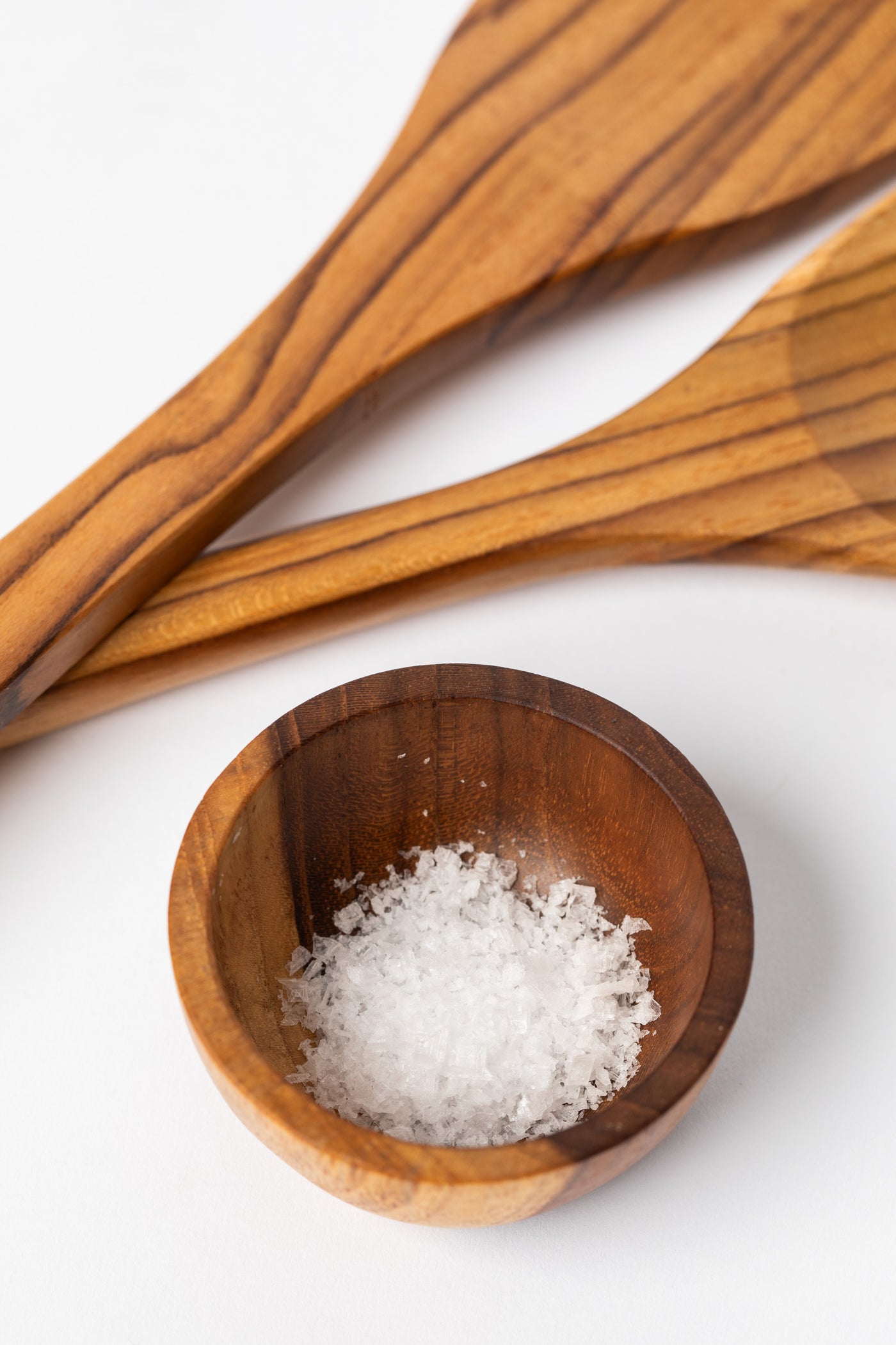 Teak Wood Dipping Dish and serving utensils