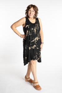 Mudmee Tie Dye Panel Tank Dress