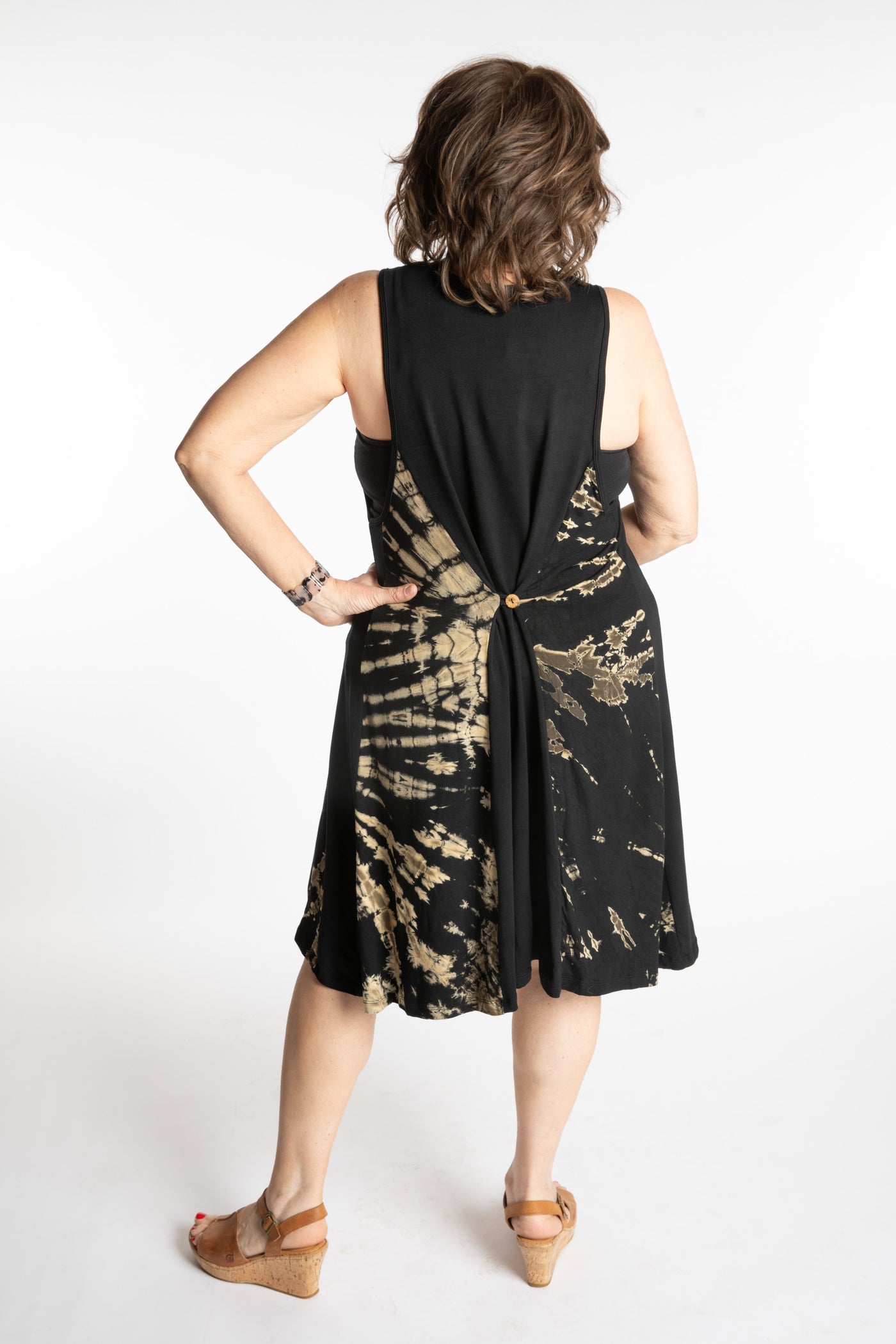 Mudmee Tie Dye Panel Tank Dress