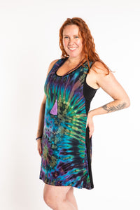 Mudmee Tie Dye Panel Tank Dress