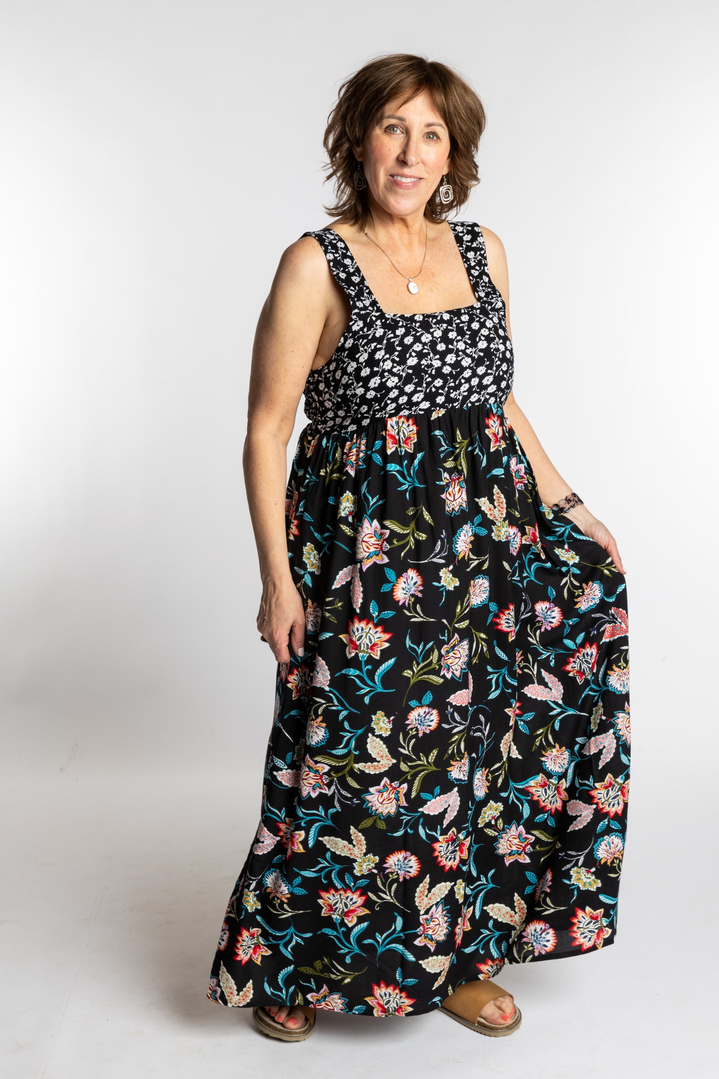 Flora Fusion Maxi Dress | Boho Maxi Dress Mexicali Blues Flora Fusion Maxi Dress | Boho Maxi Dress Mexicali Blues