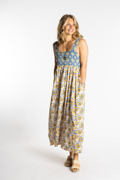 Flora Fusion Maxi Dress | Boho Maxi Dress Mexicali Blues Flora Fusion Maxi Dress | Boho Maxi Dress Mexicali Blues