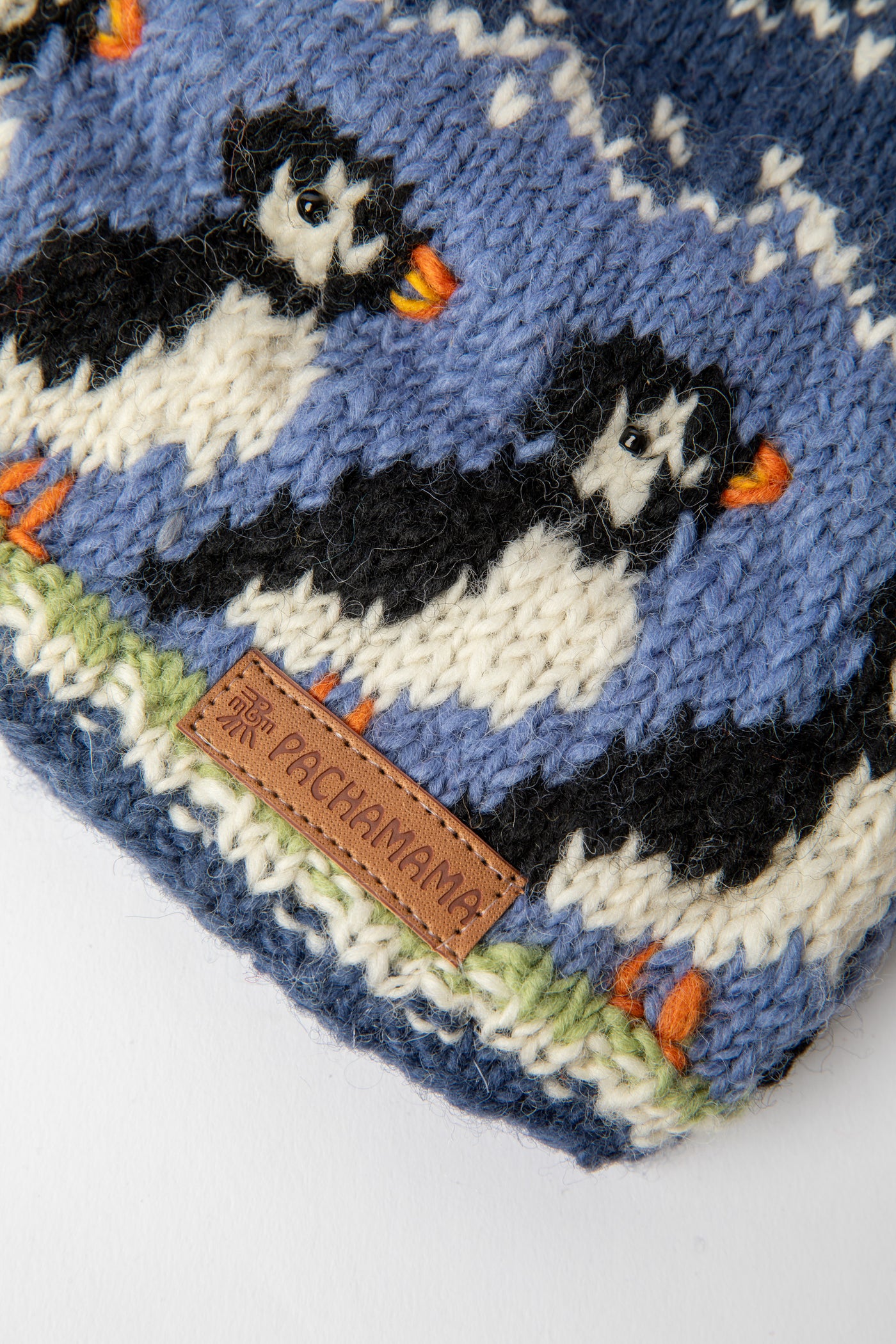 Maine Puffin Handmade Wool Hat