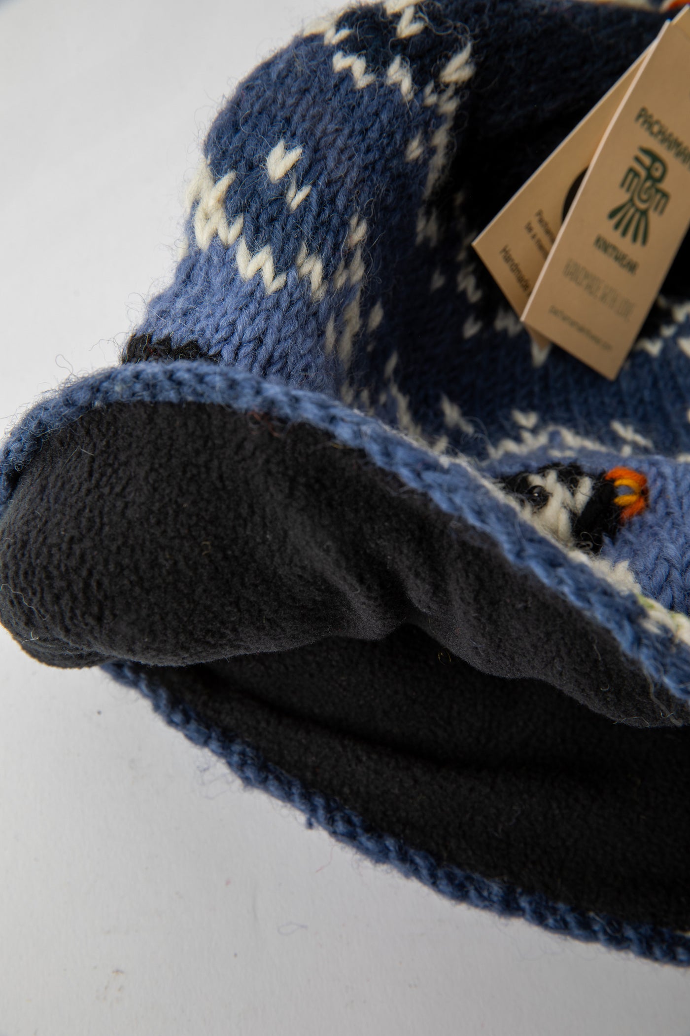 Maine Puffin Handmade Wool Hat