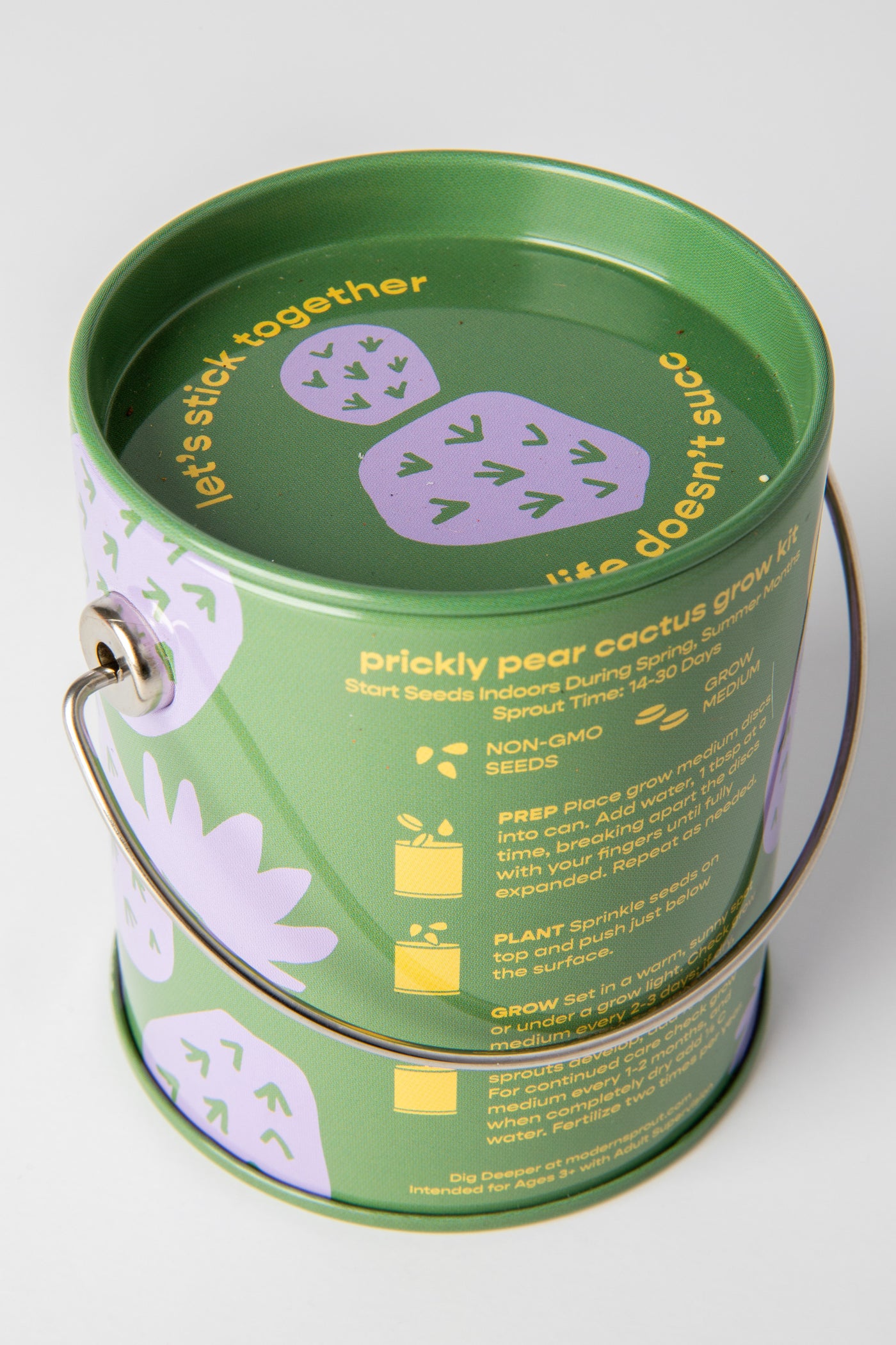 Prickly Pear Cactus Complimentary Color Grow Kit