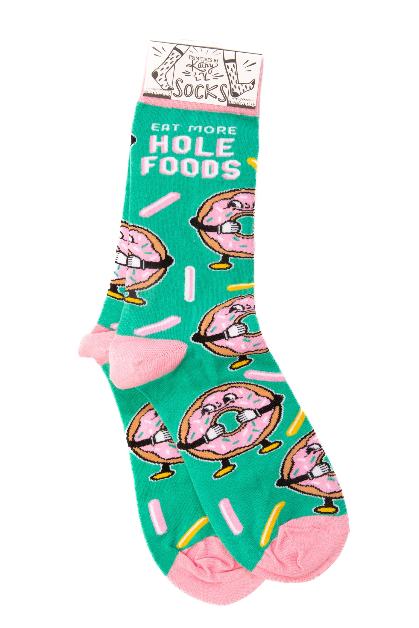 Eat More Hole Foods Socks