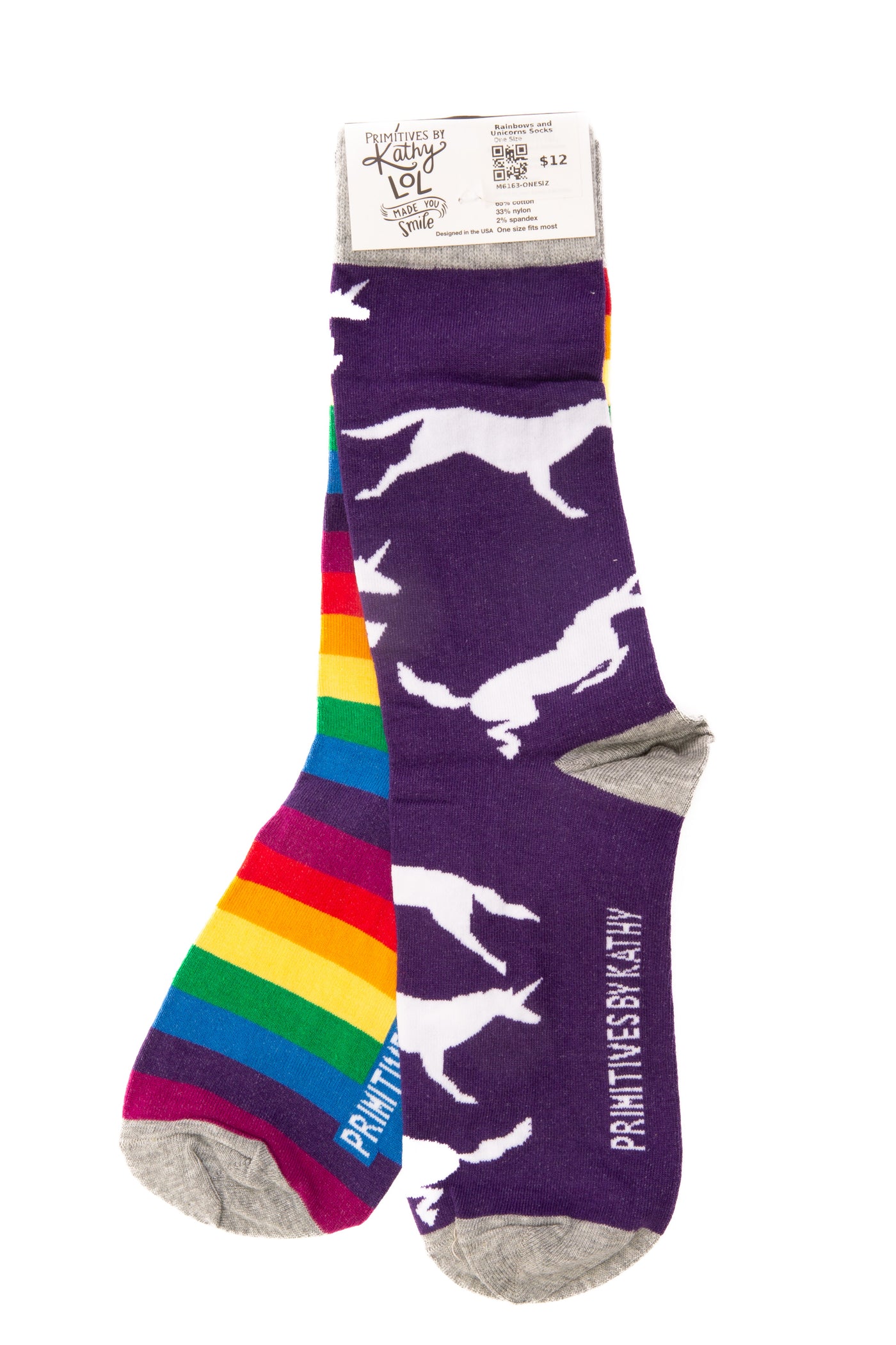 Rainbows and Unicorns Socks