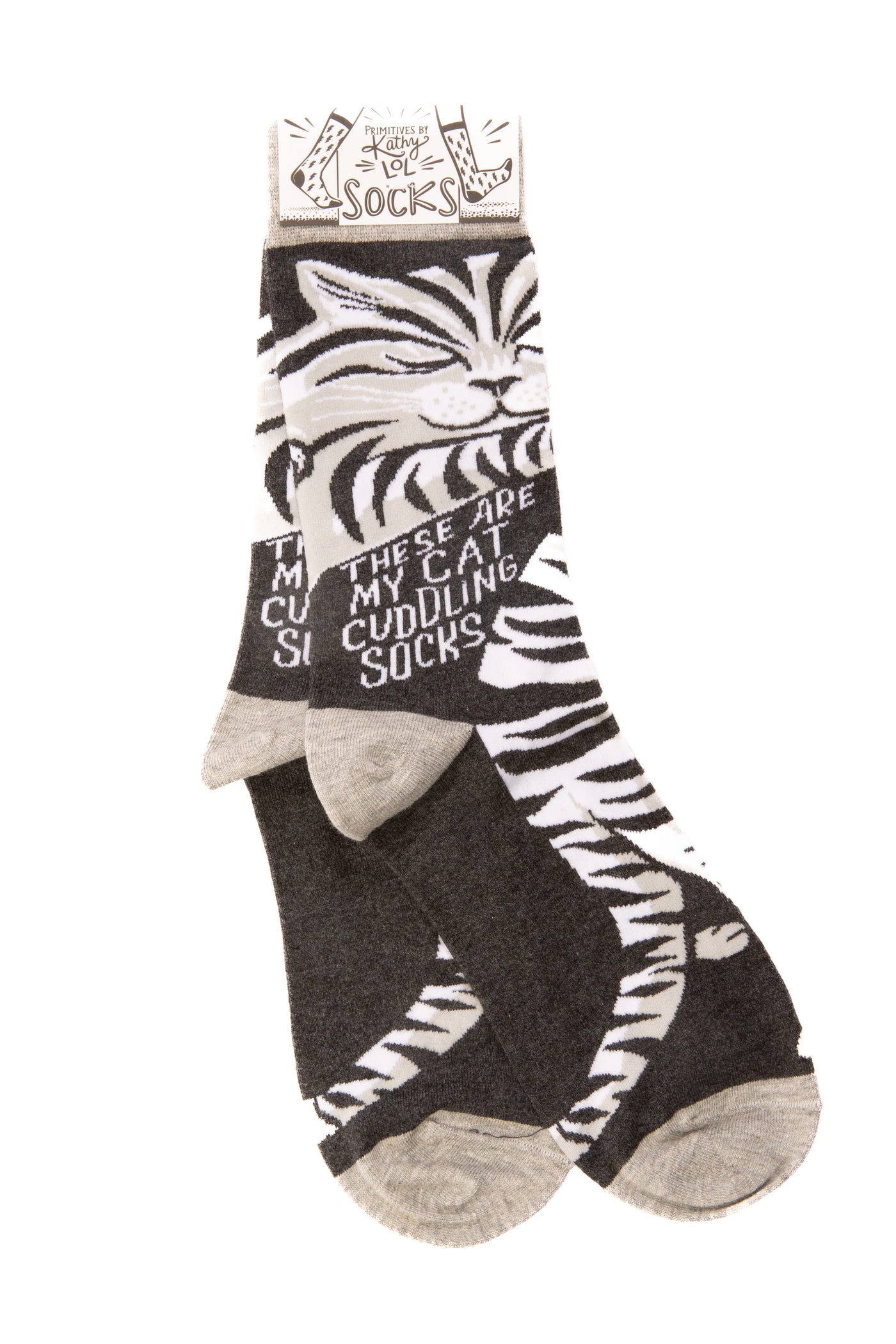 These Are My Cat Cuddling Socks