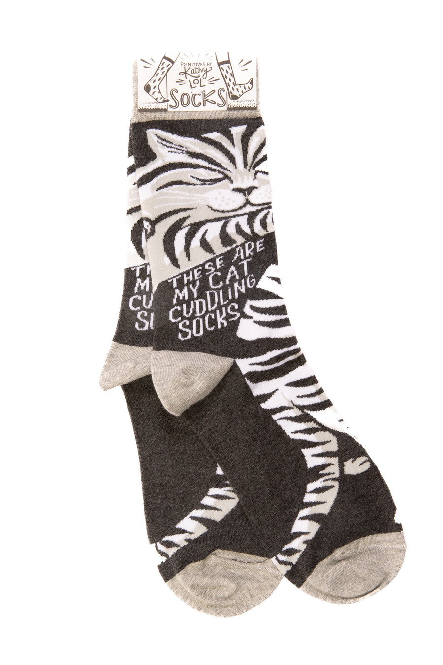 These Are My Cat Cuddling Socks