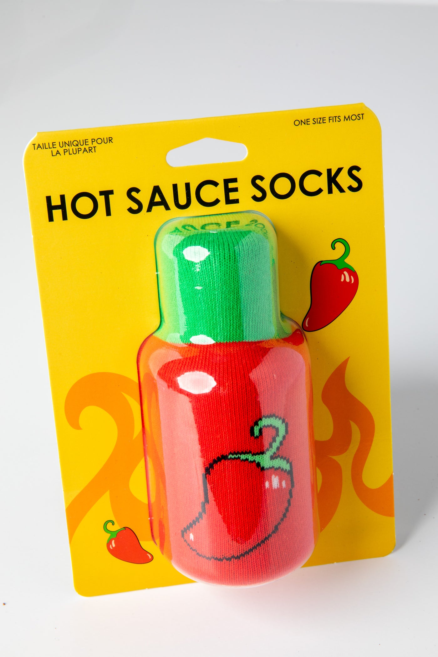 Hot Sauce 3D Packaged Crew Socks