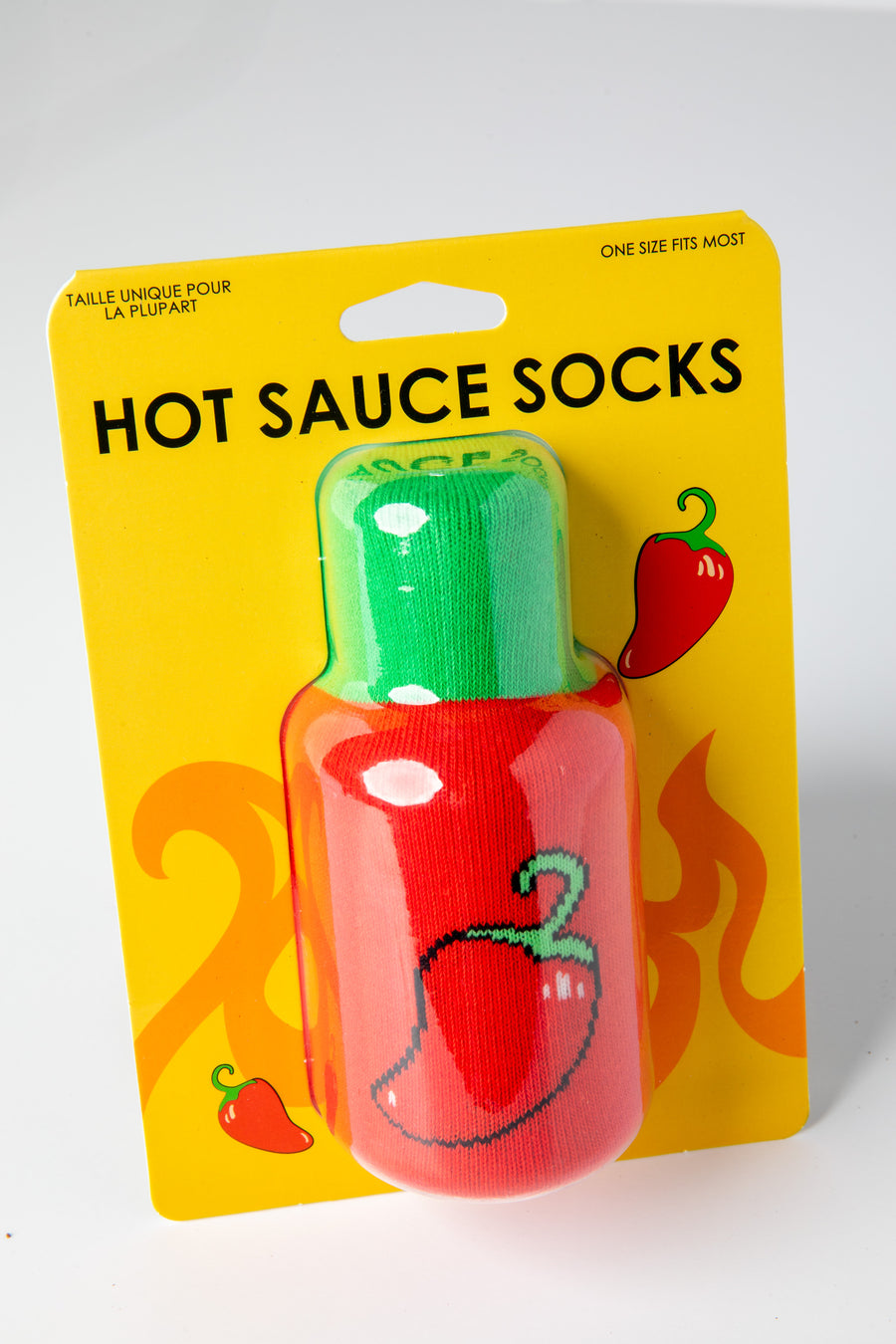 Hot Sauce 3D Packaged Crew Socks