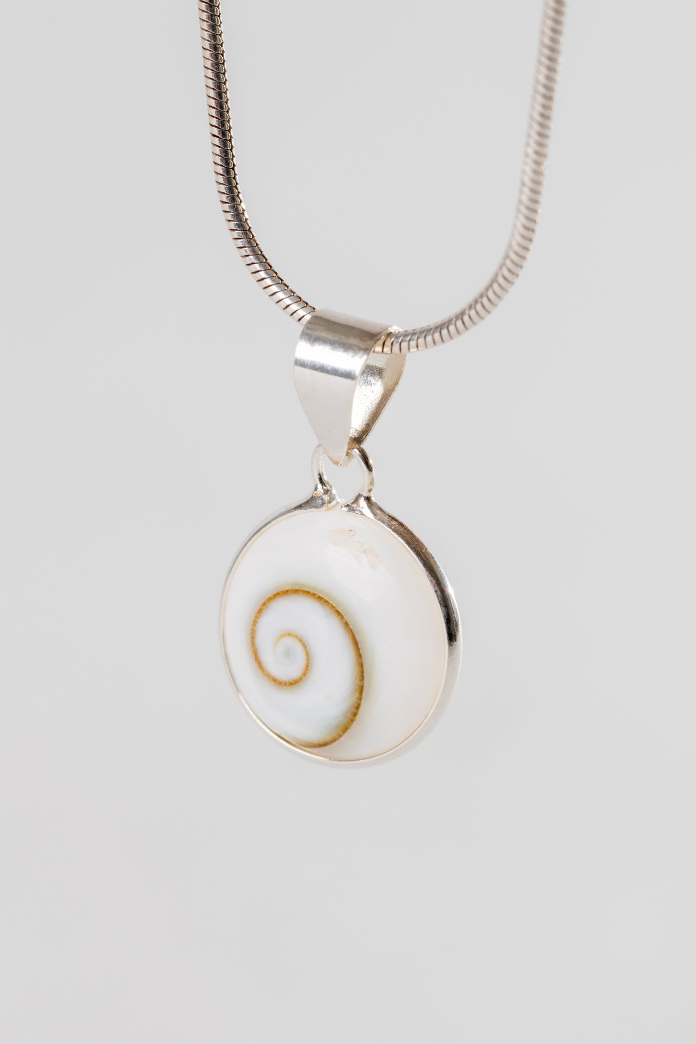 One of a Kind Round Shiva Eye Pendant P139