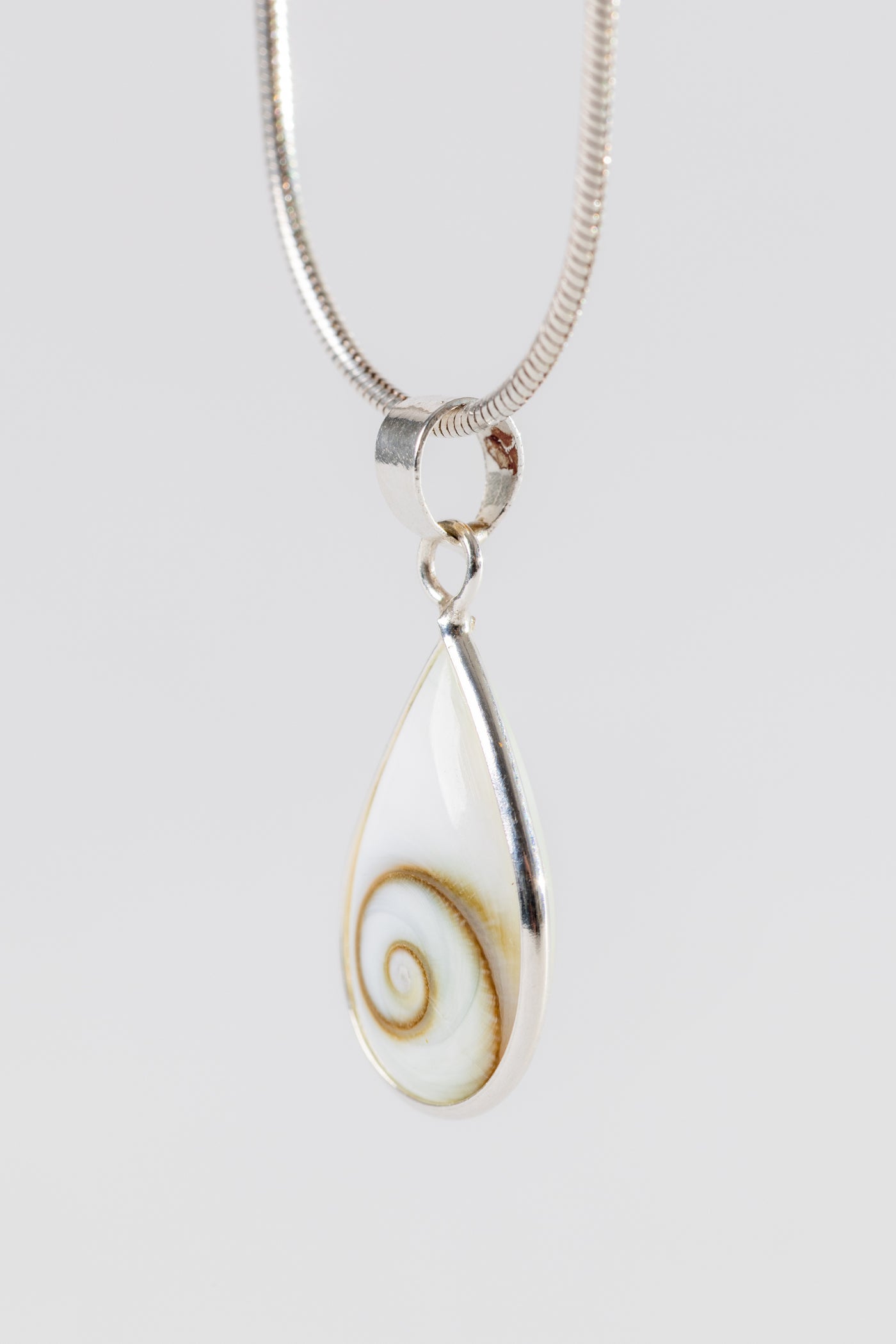 One of a Kind Teardrop Shiva Eye Pendant P150