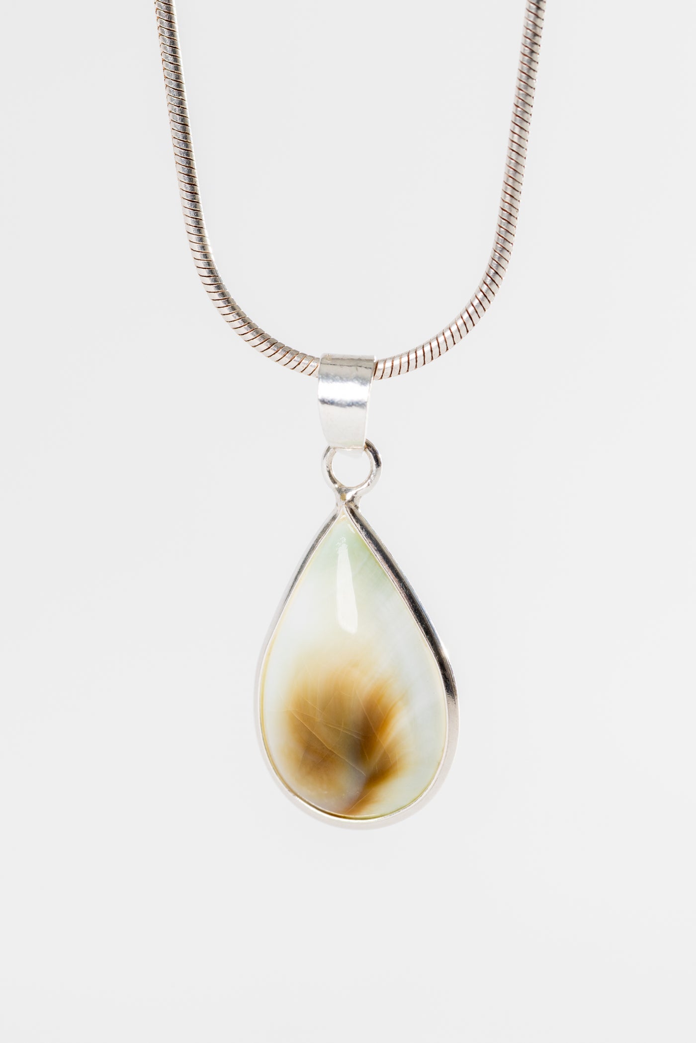 One of a Kind Teardrop Shiva Eye Pendant P150