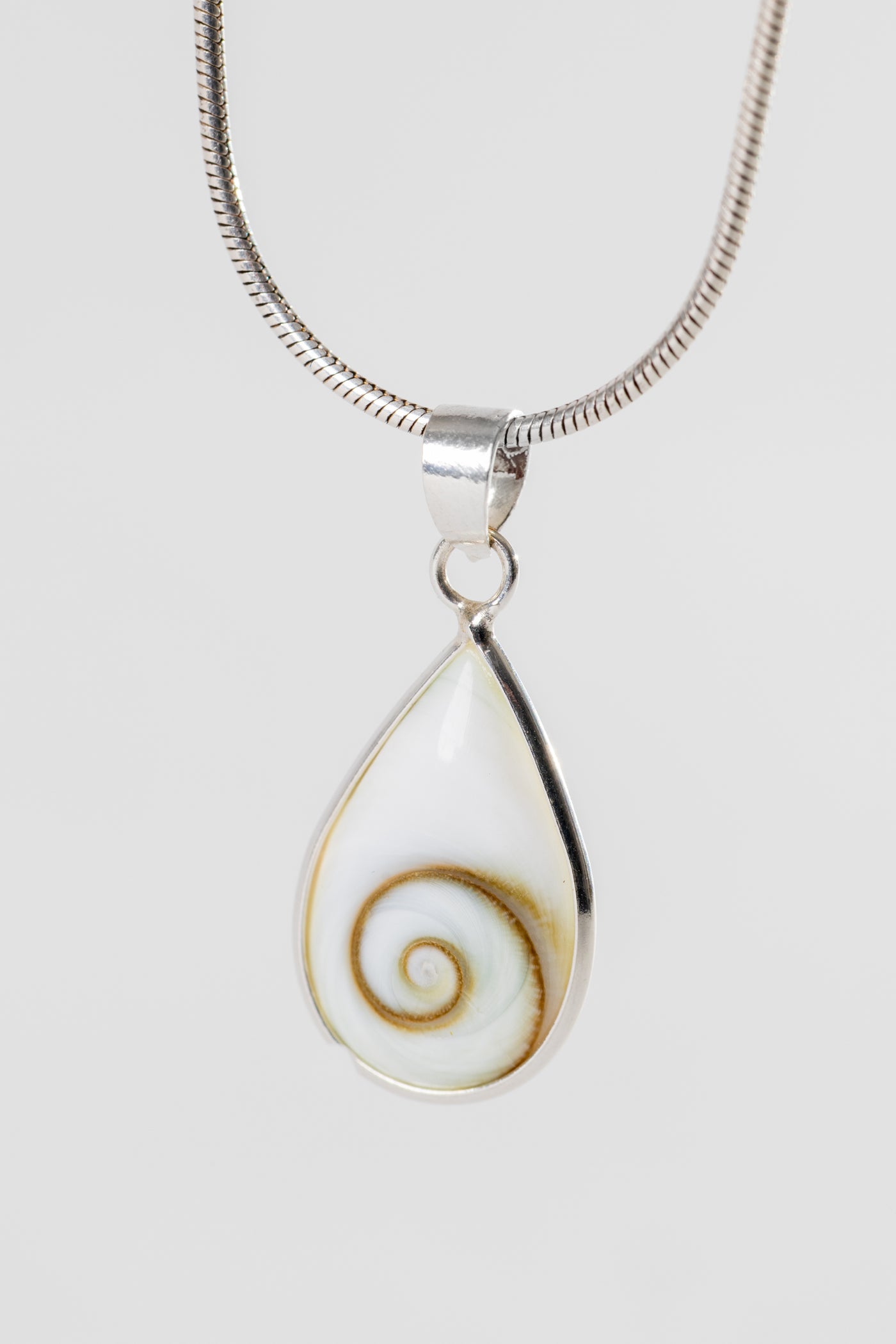One of a Kind Teardrop Shiva Eye Pendant P150