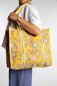 Bristol Block Print Tote Bag