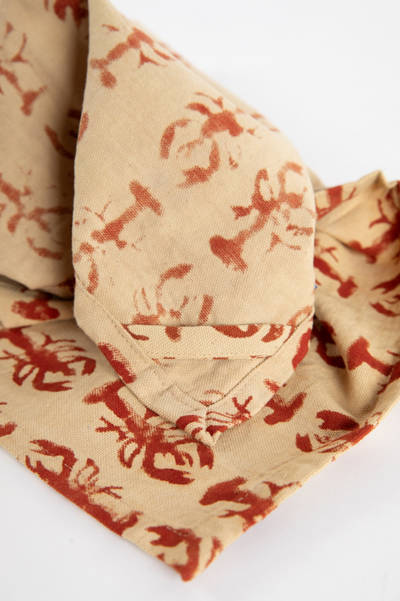 Lobster Block Print Kitchen Towel