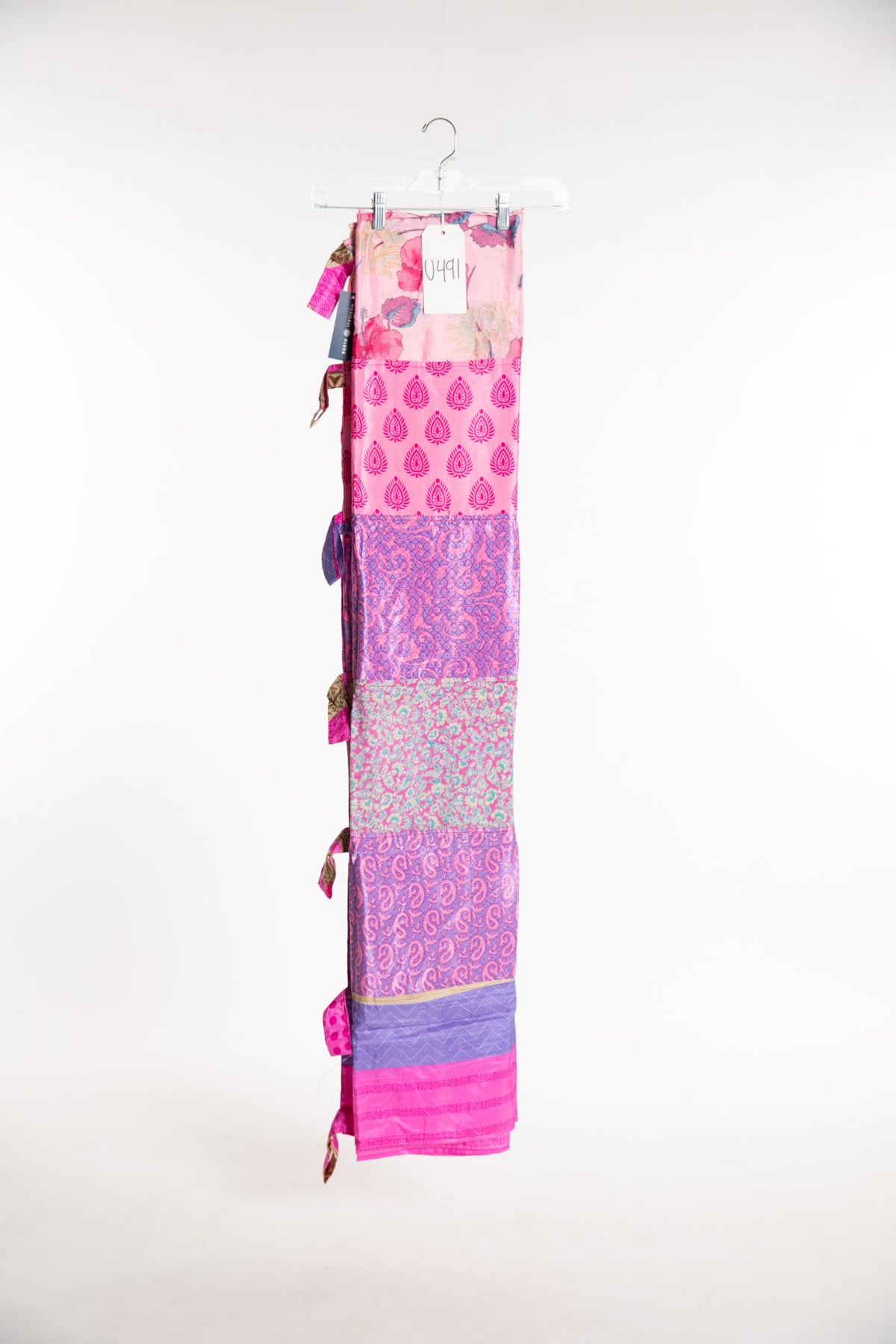 One of a Kind Recycled Silk Panel