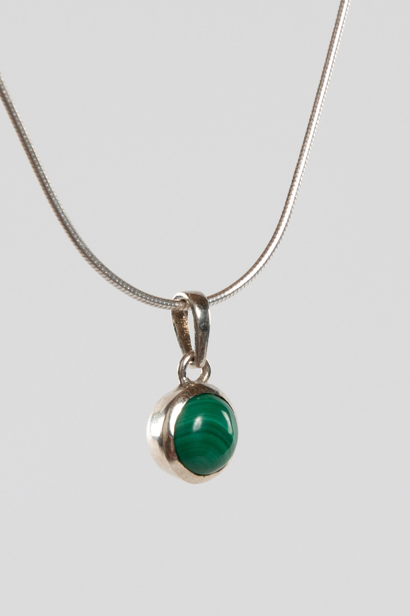 One of a Kind Malachite Pendant P137
