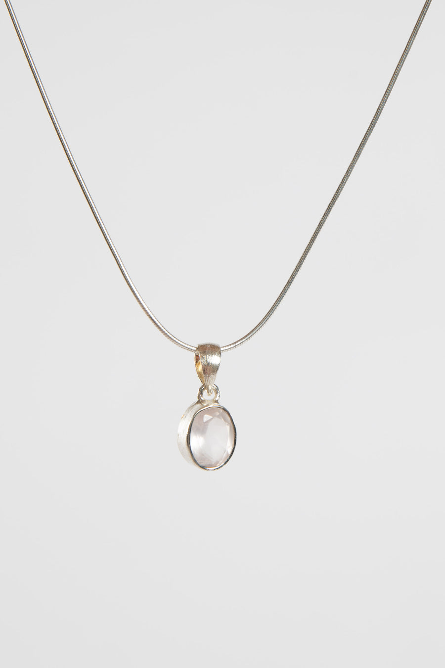 One of a Kind Rose Quartz Pendant P146