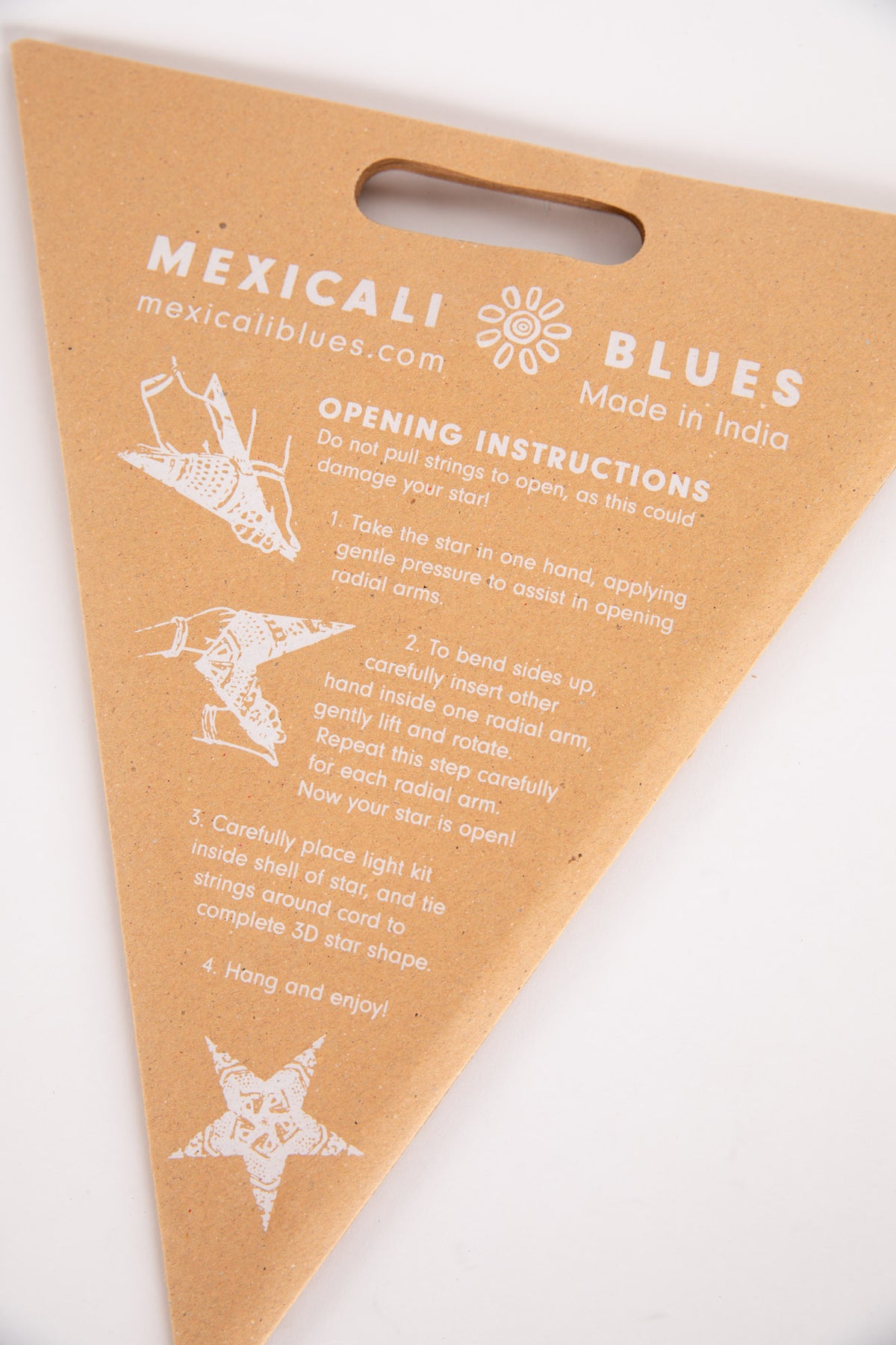 Paper Star Decoration 6 Pack